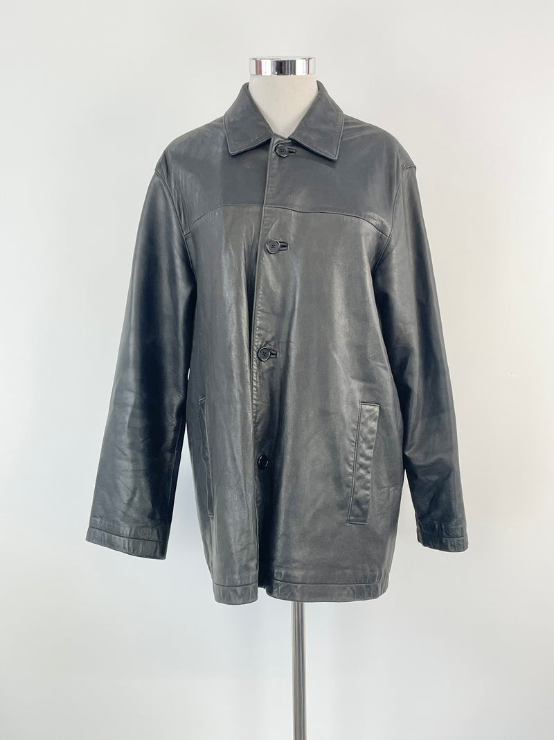 Coach 1941 Leather Trench Coat - L