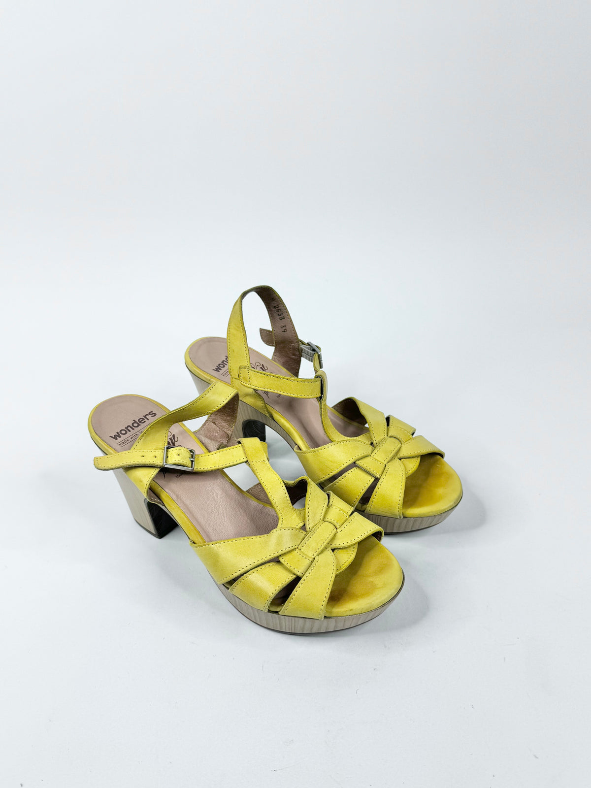 Wonders Sunflower Yellow Clogs - EU38