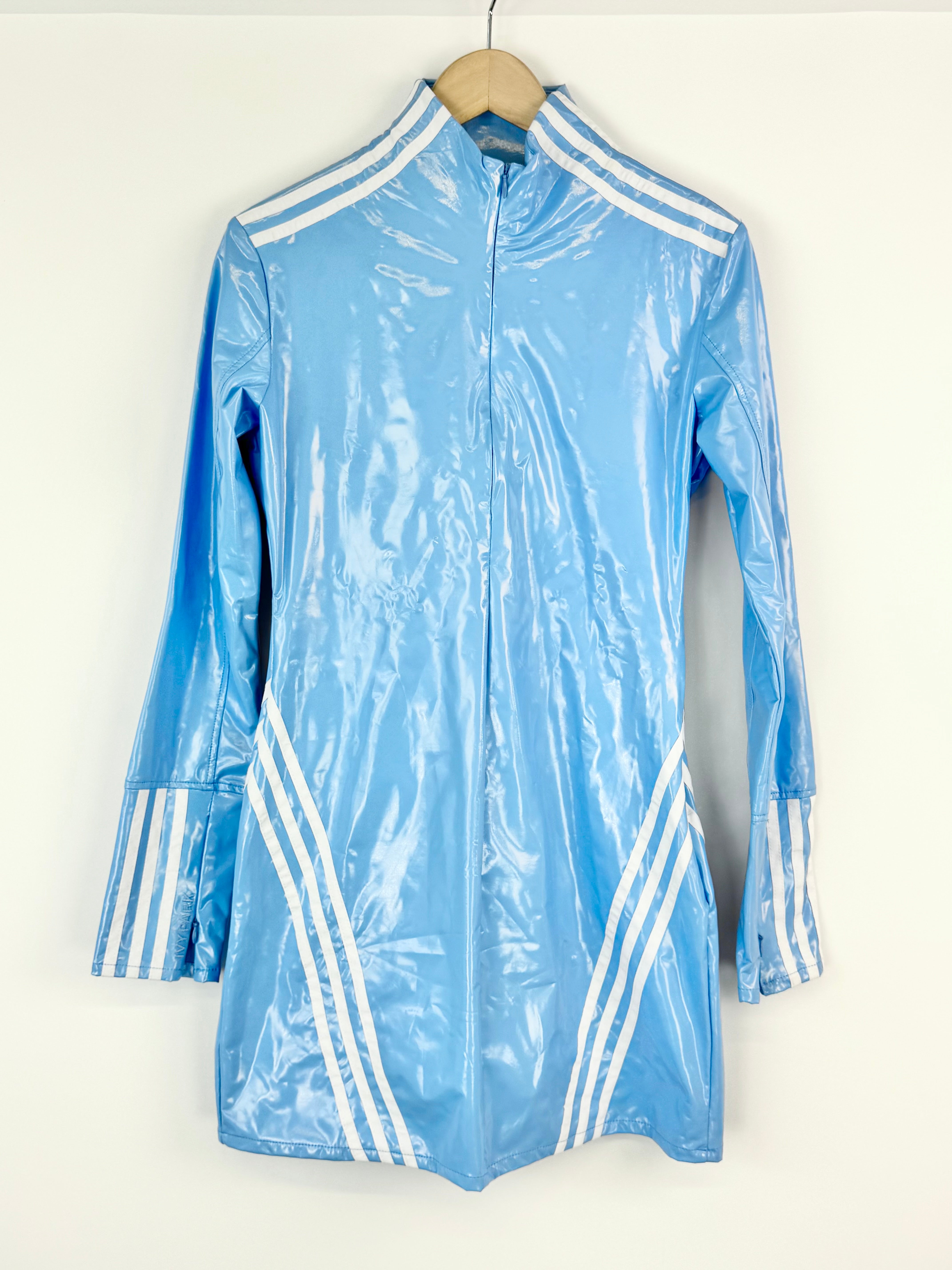 Adidas Ivy Park Sky Blue Latex Dress NWT - AU12/14