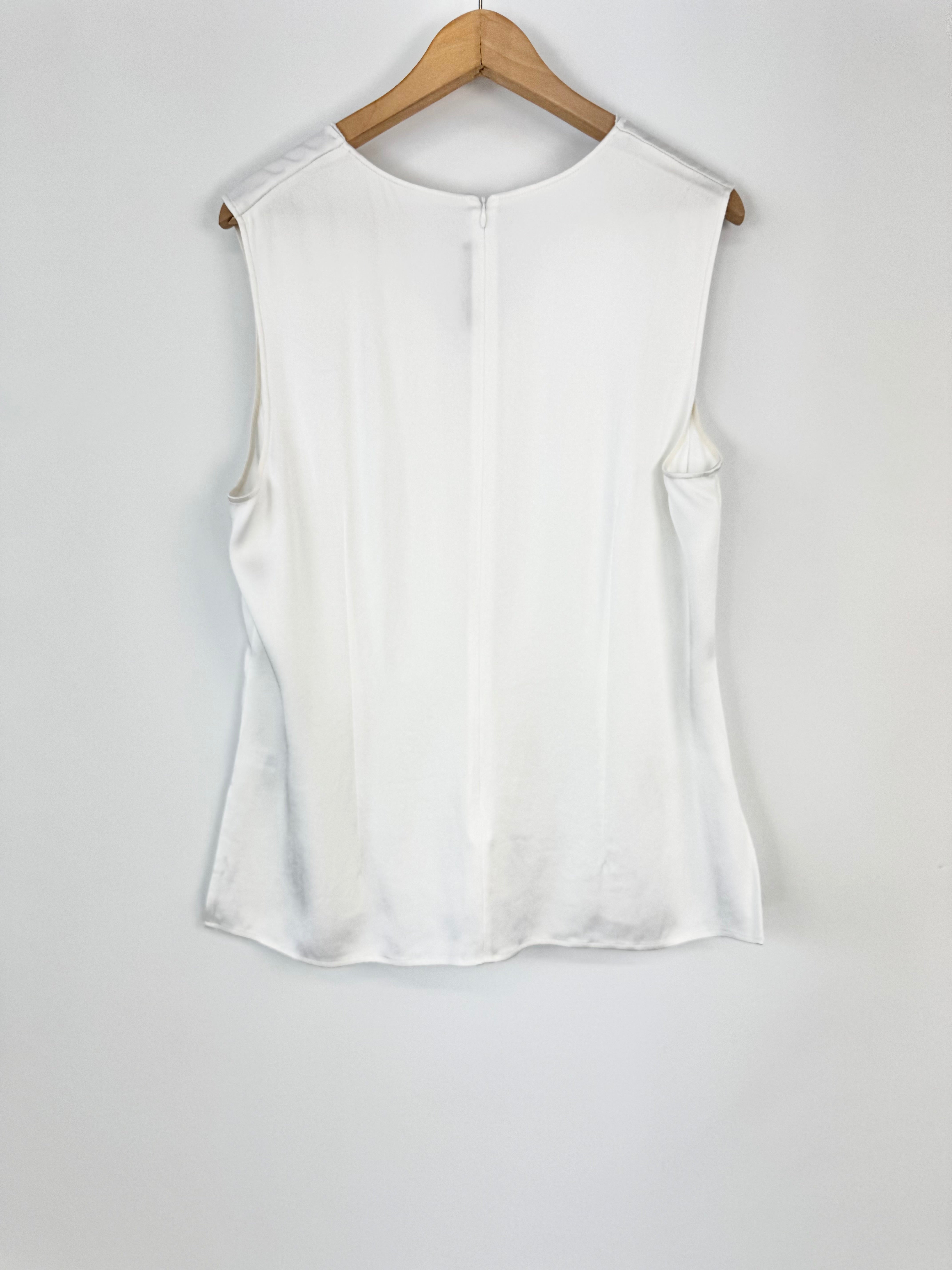 Y's Yohji Yamamoto White Frill Blouse - AU12/14