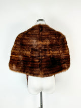 Vintage Brown Fur Stole