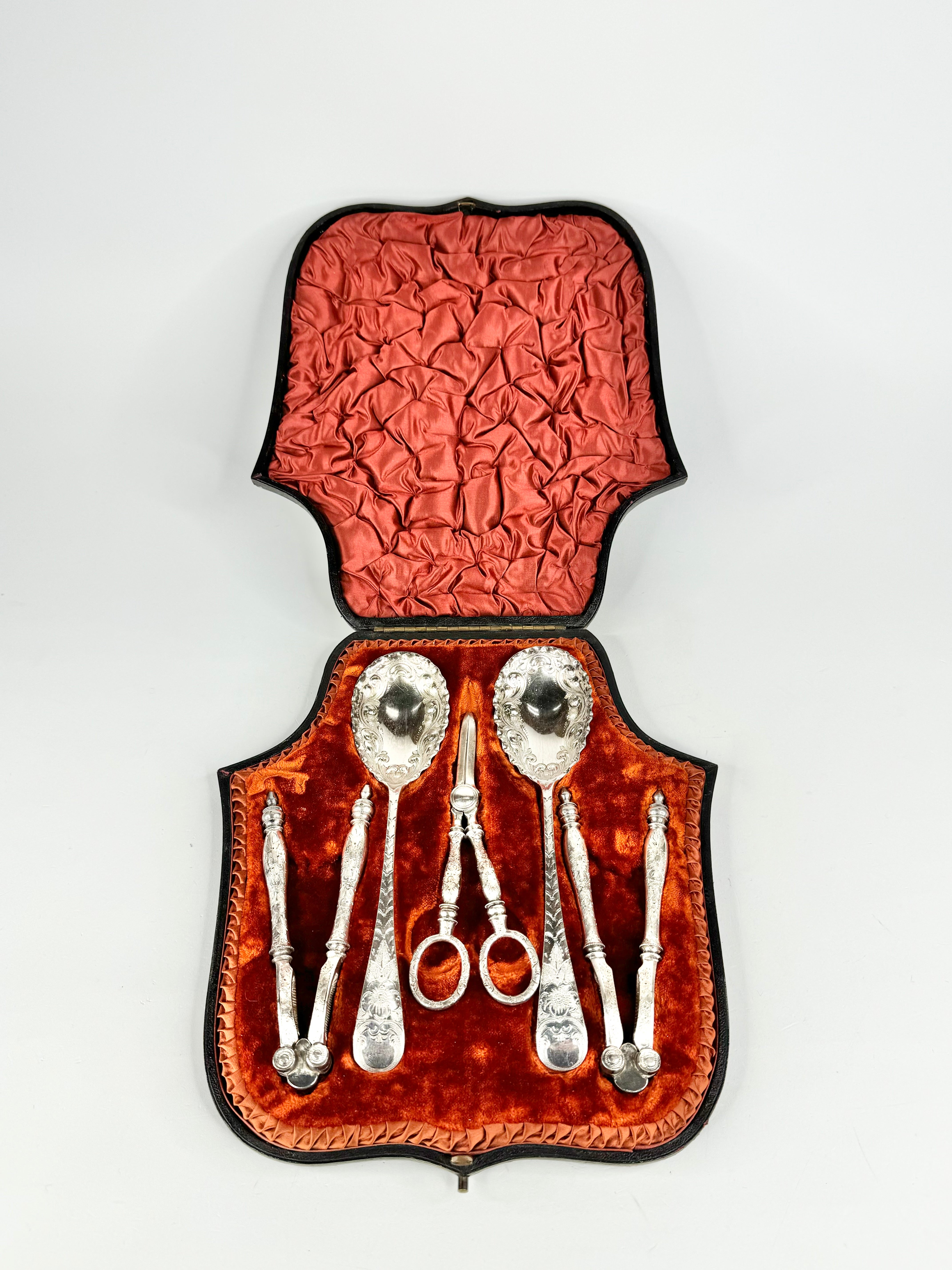 Antique Lobster Cutlery Set