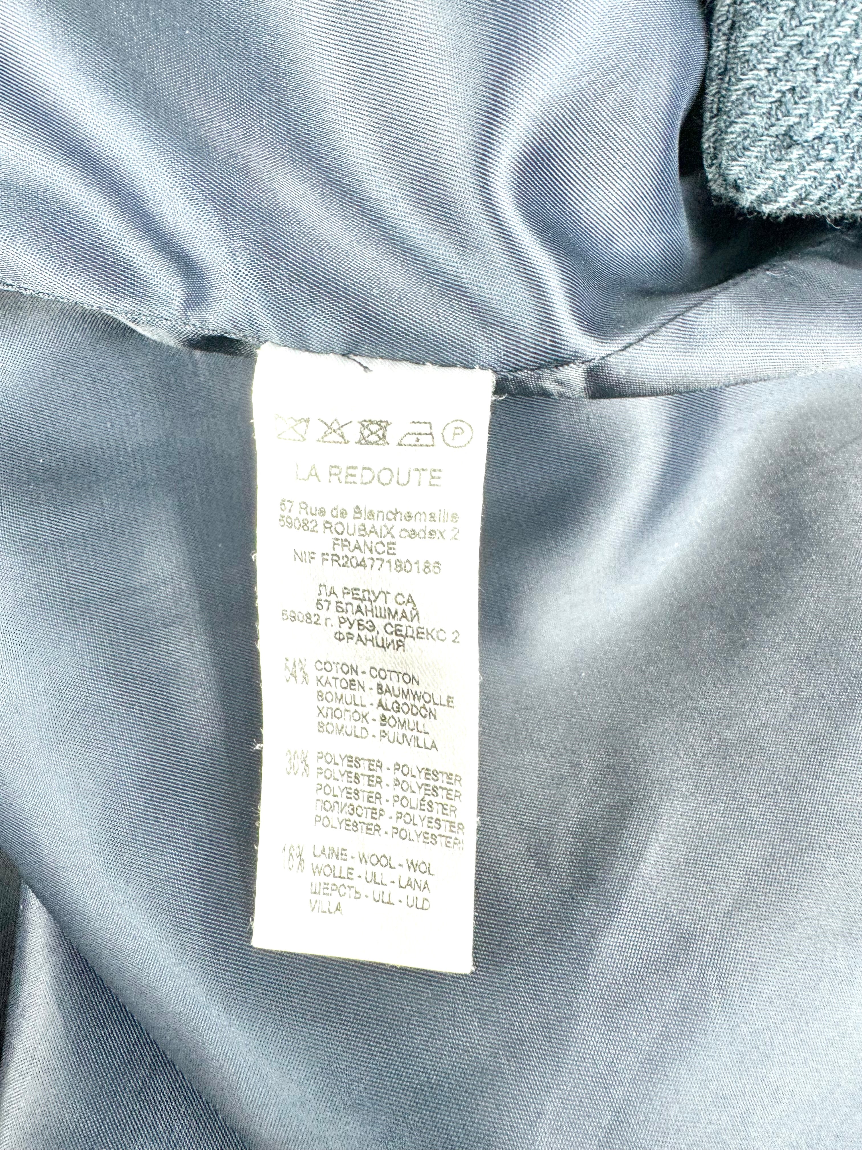 Carven x La Redoute Dark Blue Cotton Blend Coat - AU8