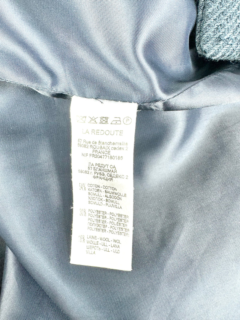 Carven x La Redoute Dark Blue Cotton Blend Coat - AU8
