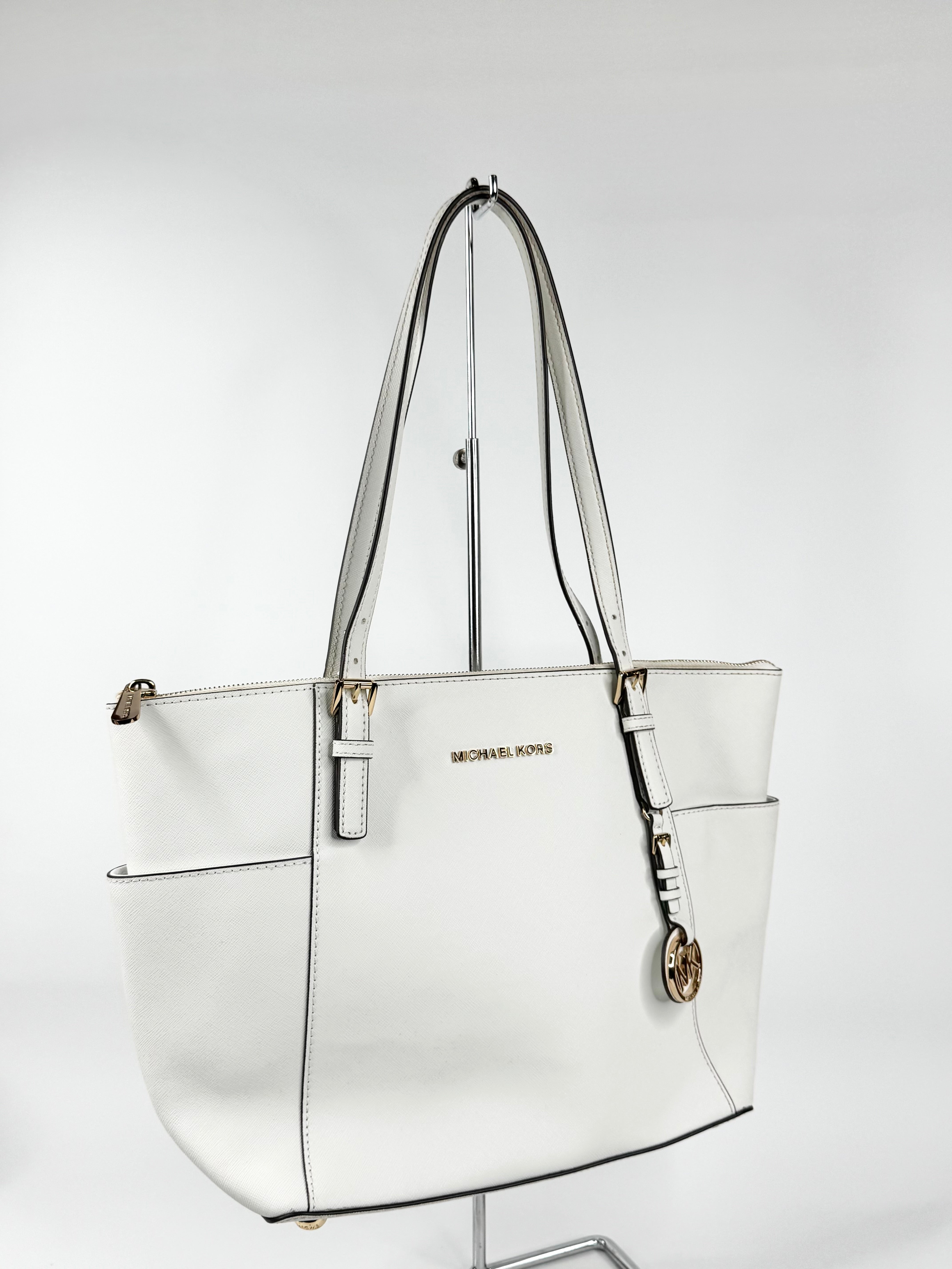 Michael by Michael Kors White Tote Bag