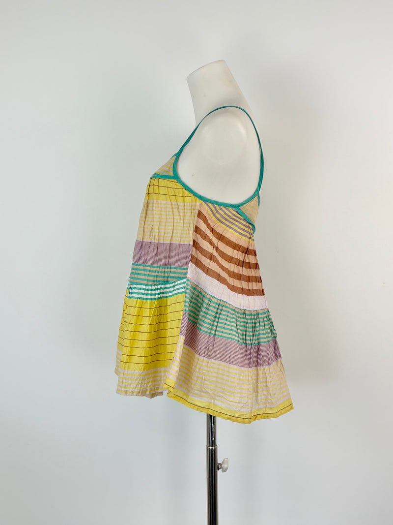 Gorman Multicolour Striped Silk-Blend Camisole - AU8