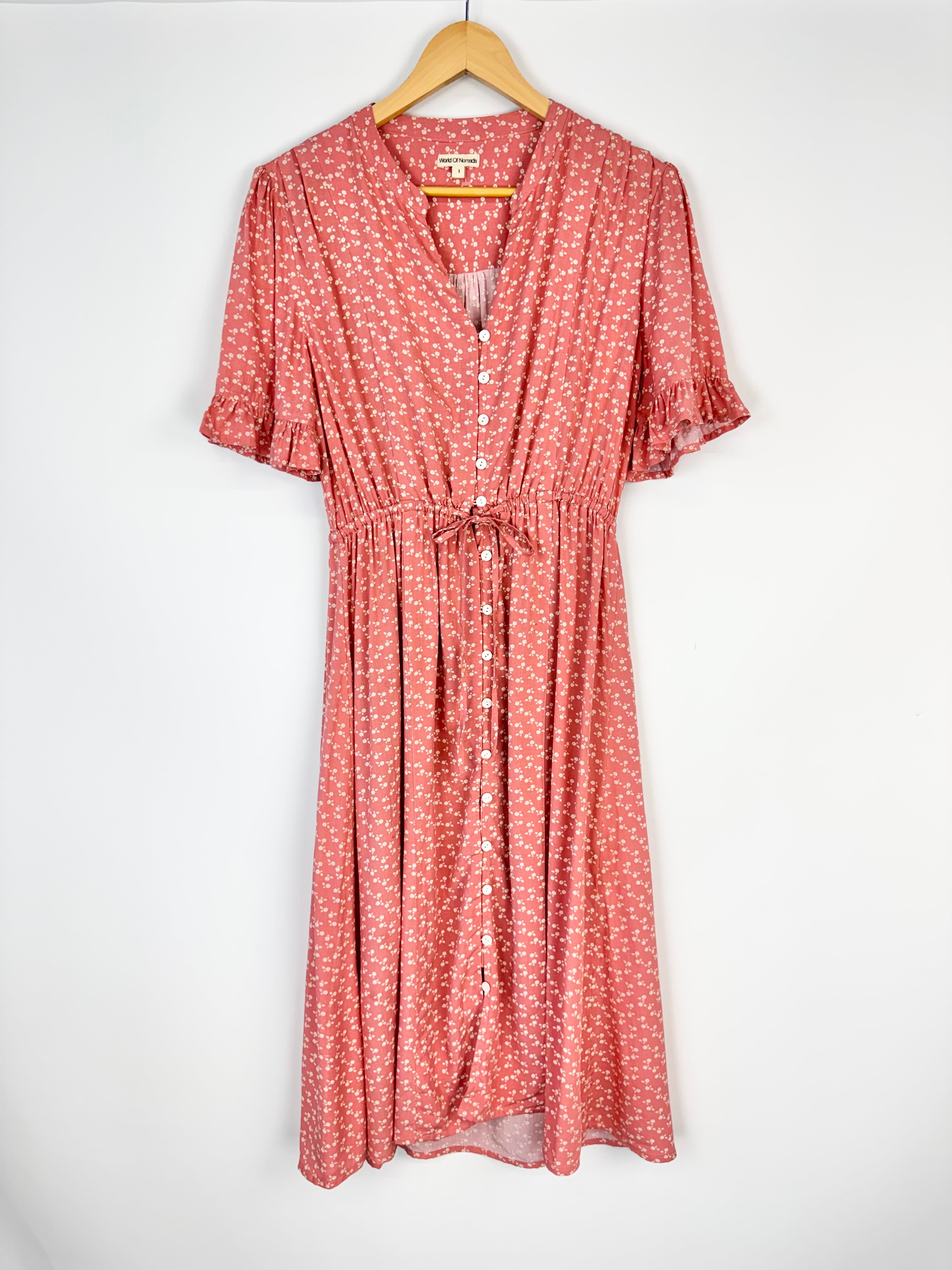 World of Nomads Peach Prairie Dress - AU10