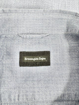 Ermenegildo Zegna Blue Short Sleeve Shirt - XXL