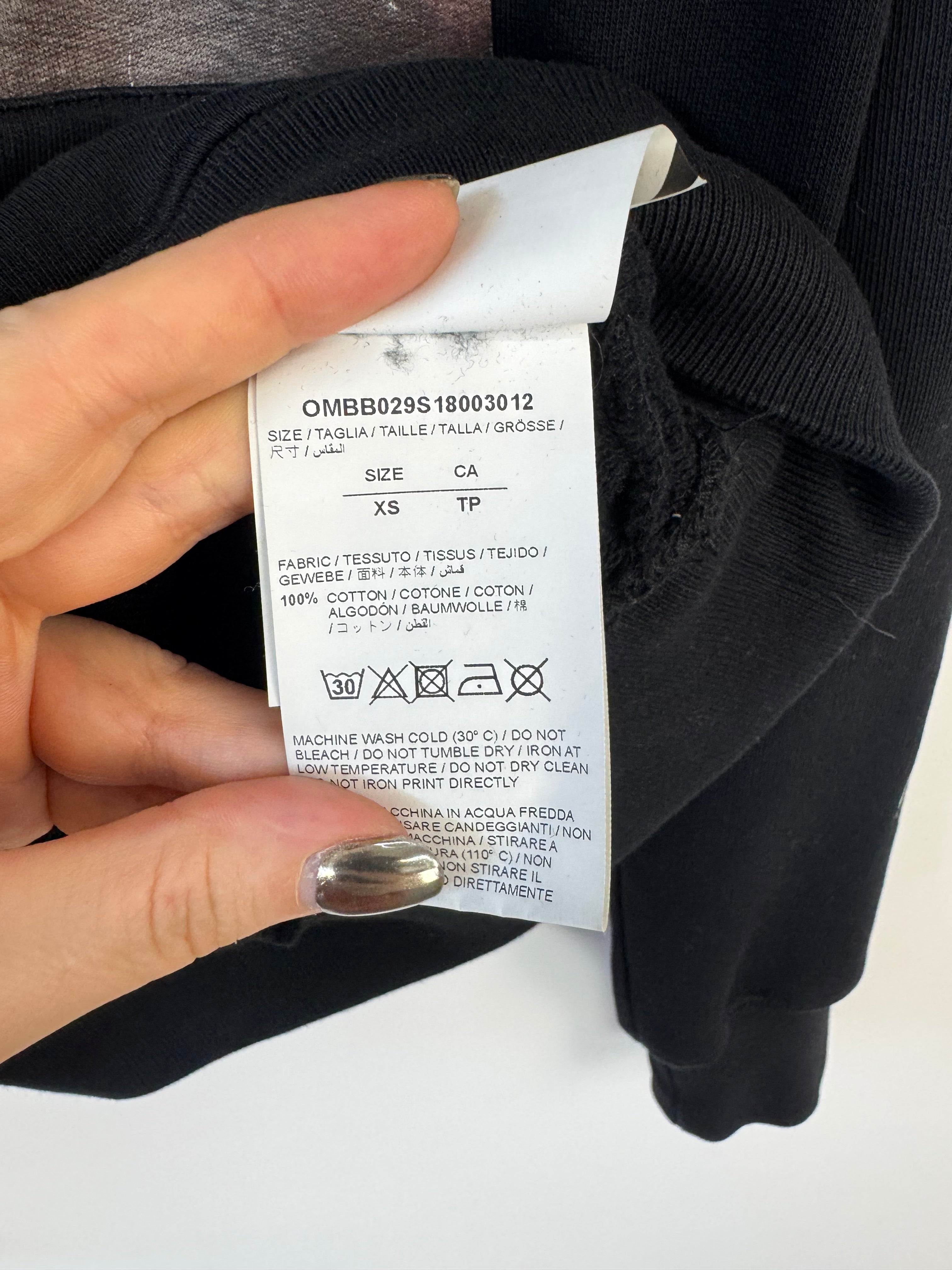 Off-White Mona Lisa “Temperature” Hoodie – Black XS