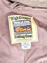 Vintage Thomas Cook Brown Oil Skin Riding Jacket - XXL