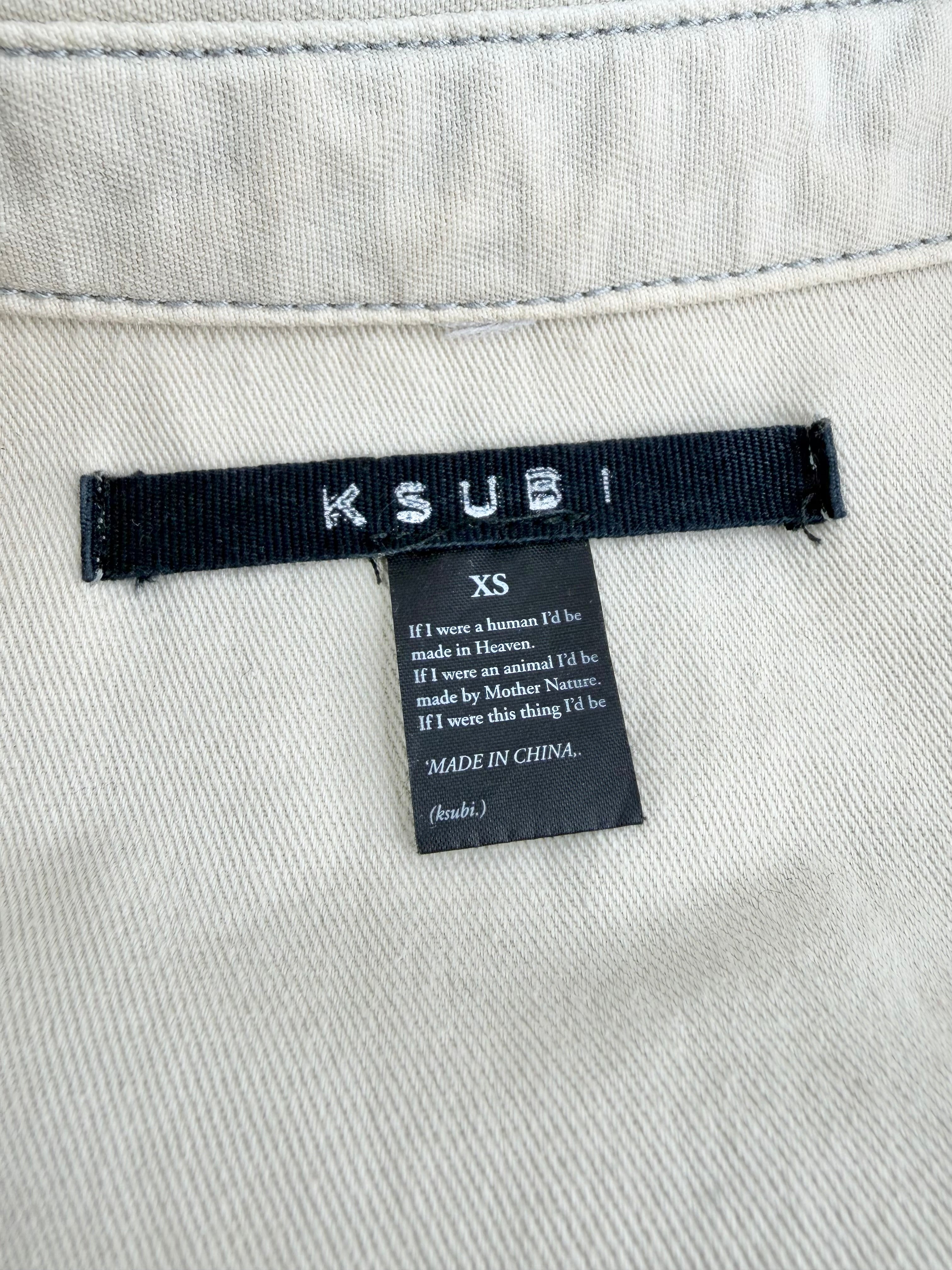 Ksubi Ecru Long Boiler Suit - AU6
