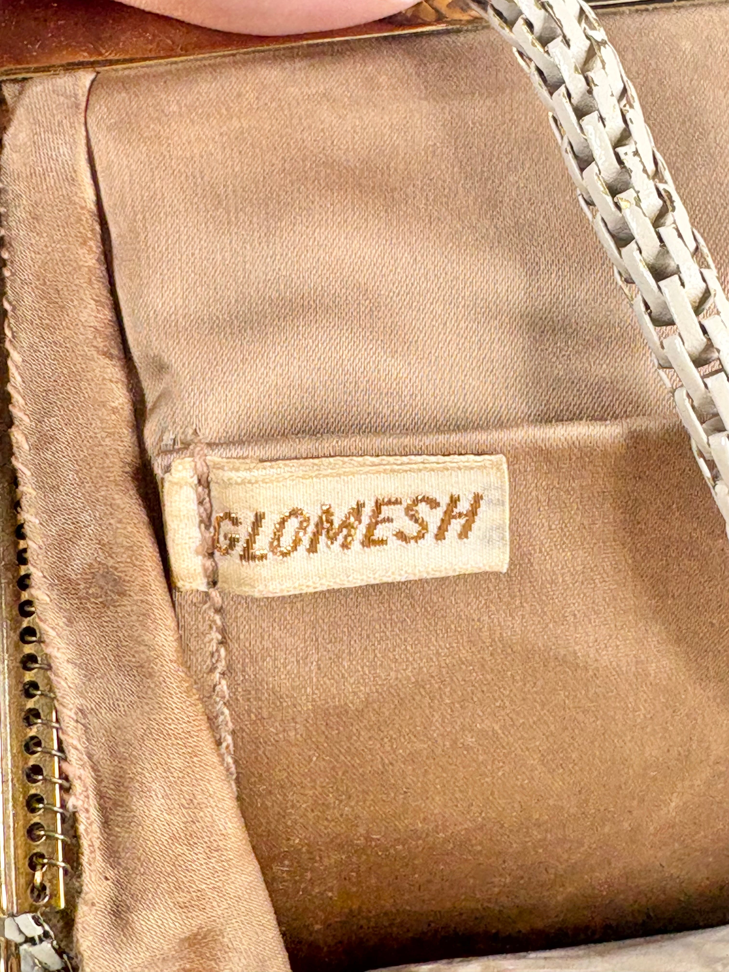 Vintage Glomesh Ivory Evening Bag