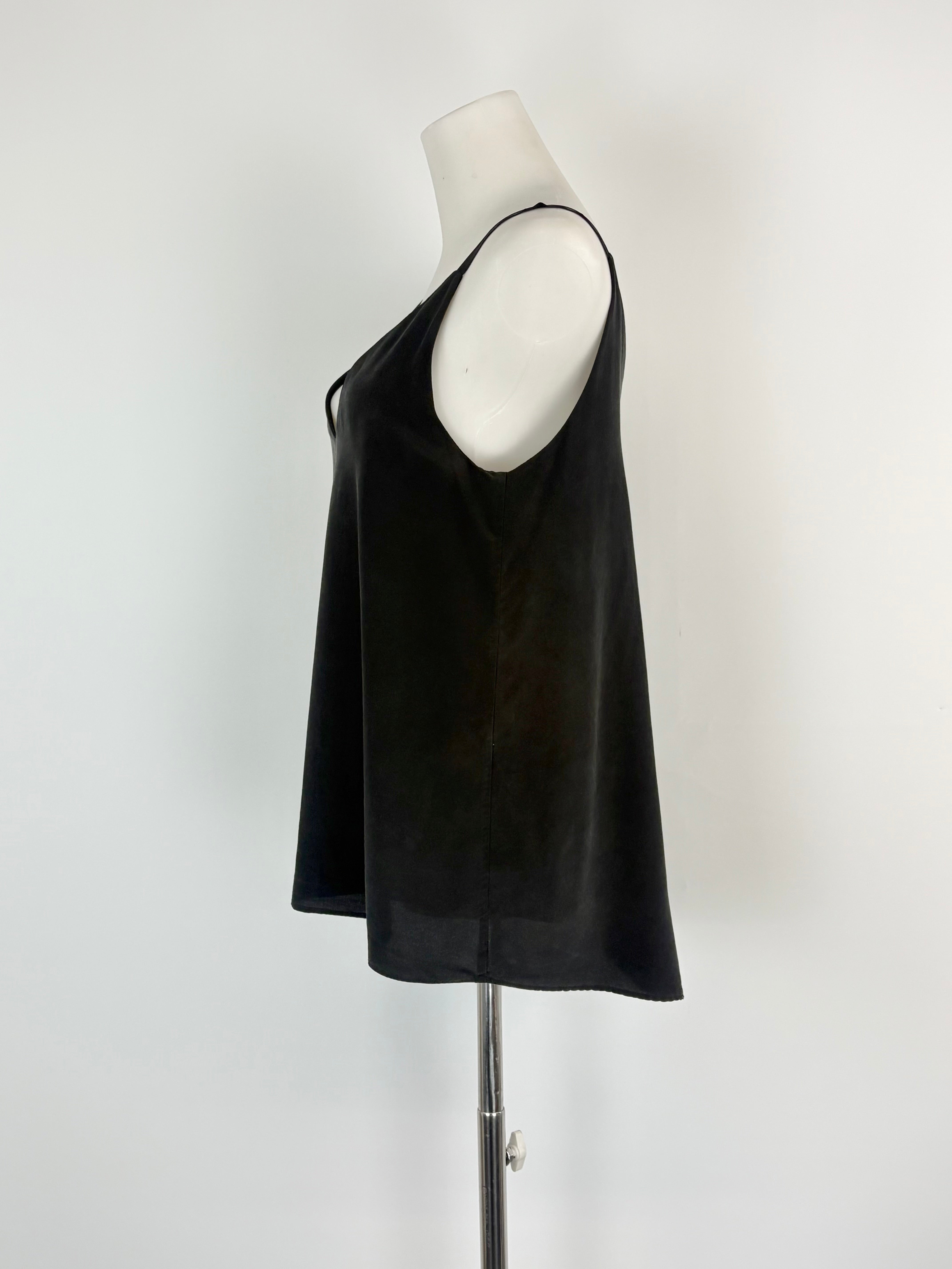 Cable Melbourne Black Silk Camisole - AU8