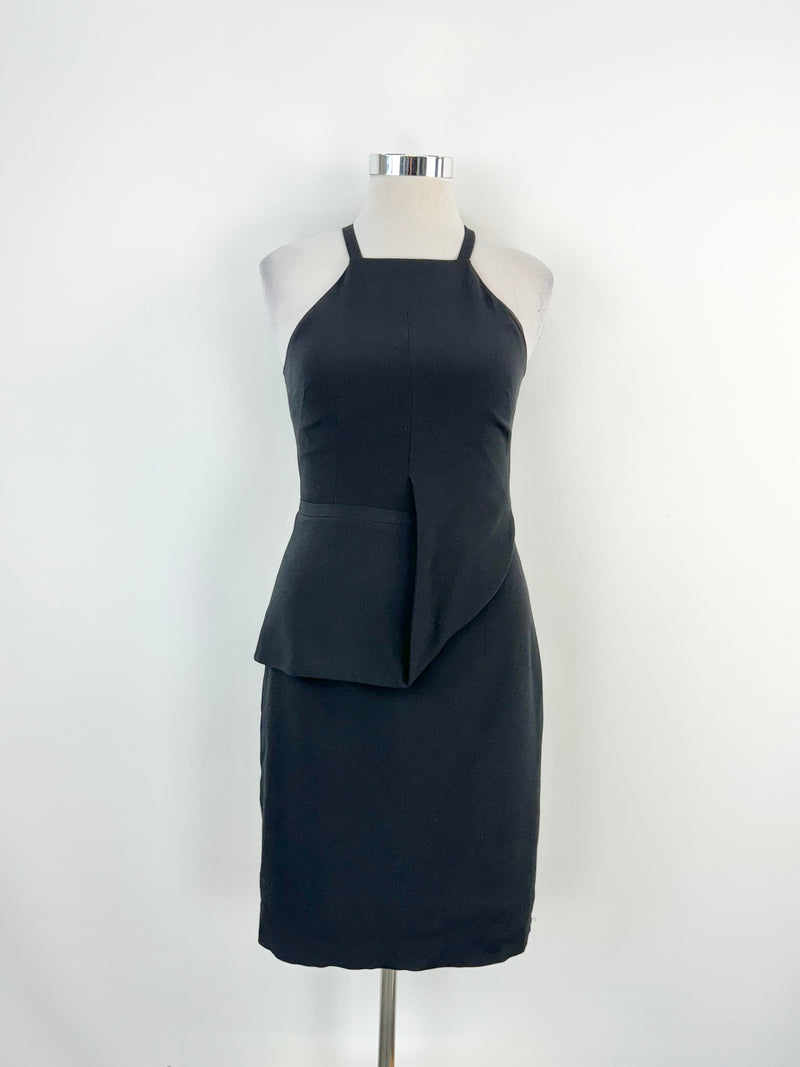 Saba 'Abbie' Folded Black Dress NWT - AU12