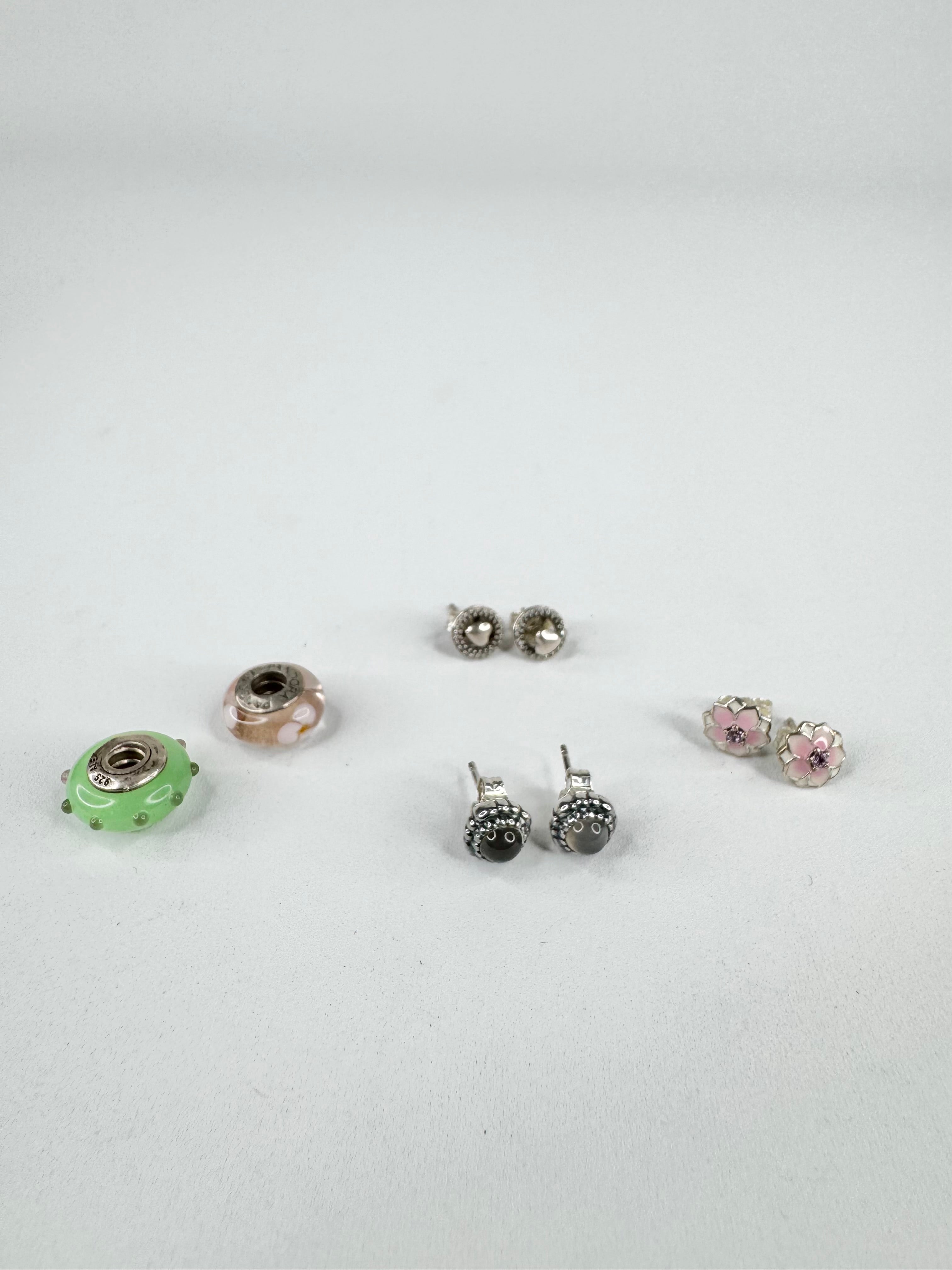 Pandora Earrings & Beads Set