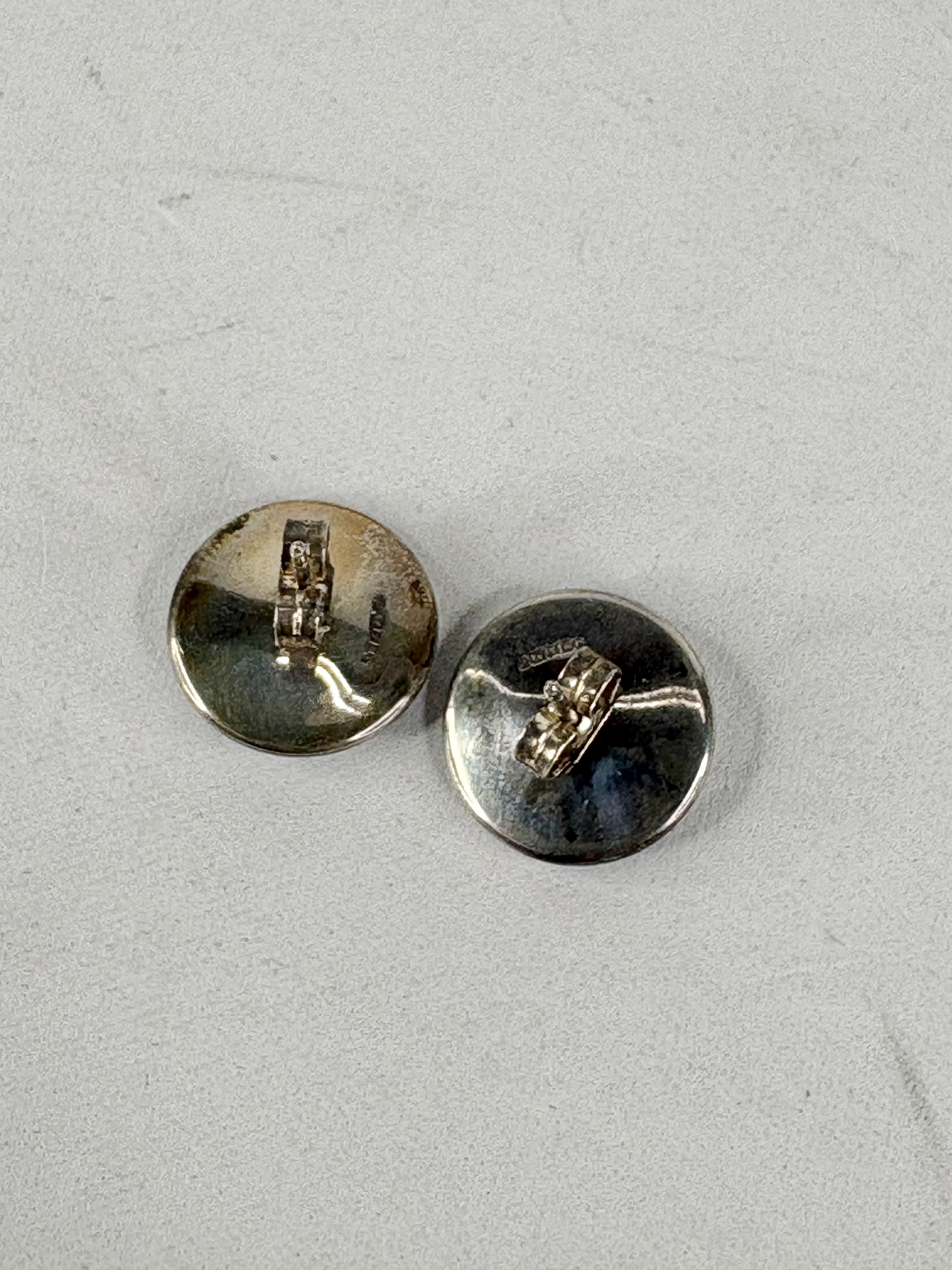 Vintage Wedgwood Jasperware Ear Studs