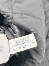 Lavenham Black Quilted & Corduroy Contrast Coat - AU10