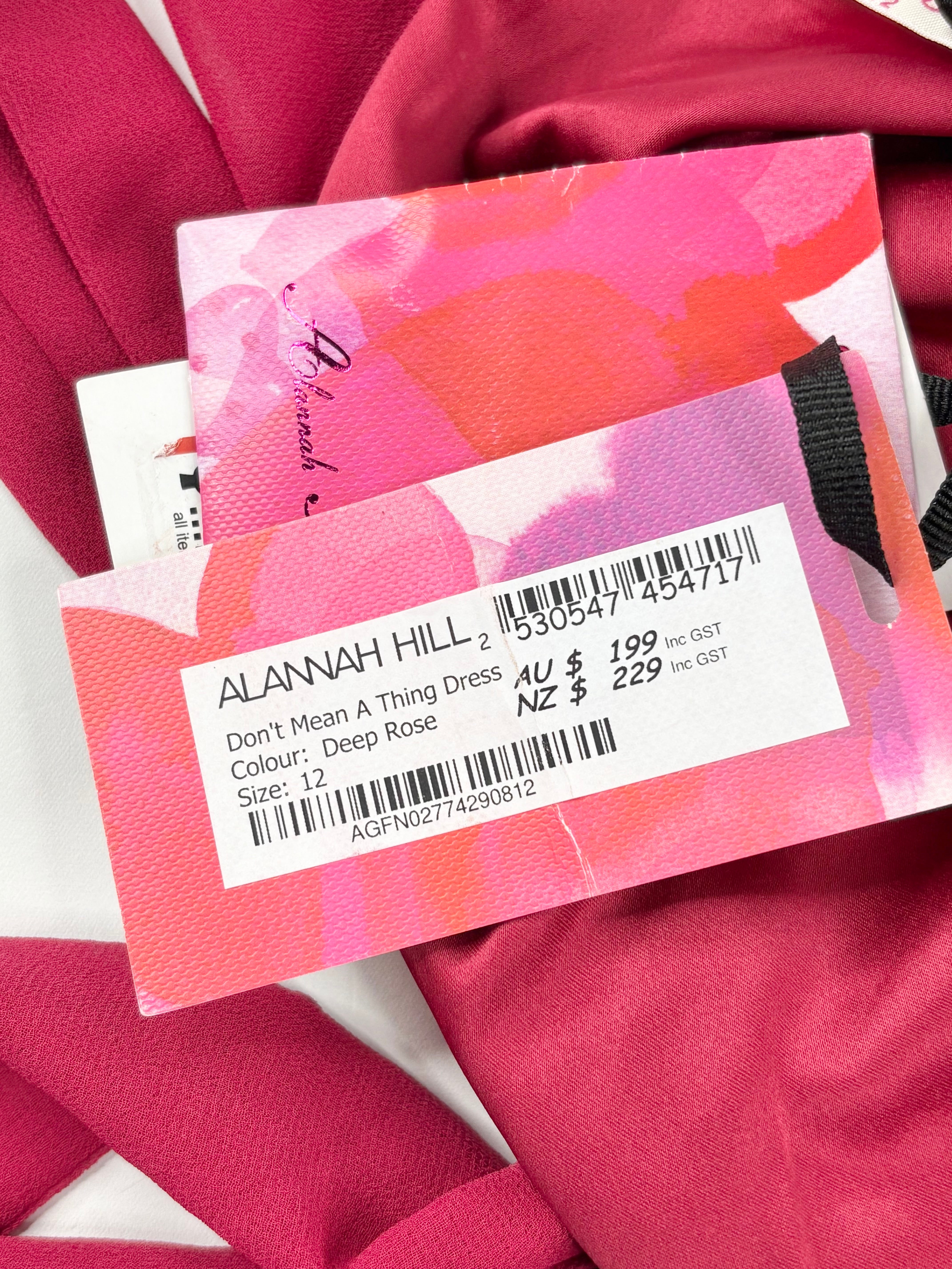 Alannah Hill Deep Rose 'Doesn't Mean A Thing' Dress - AU12