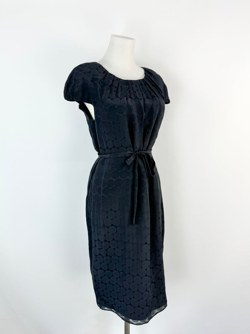 Hugo Boss Black Silk Sheath Dress - AU8