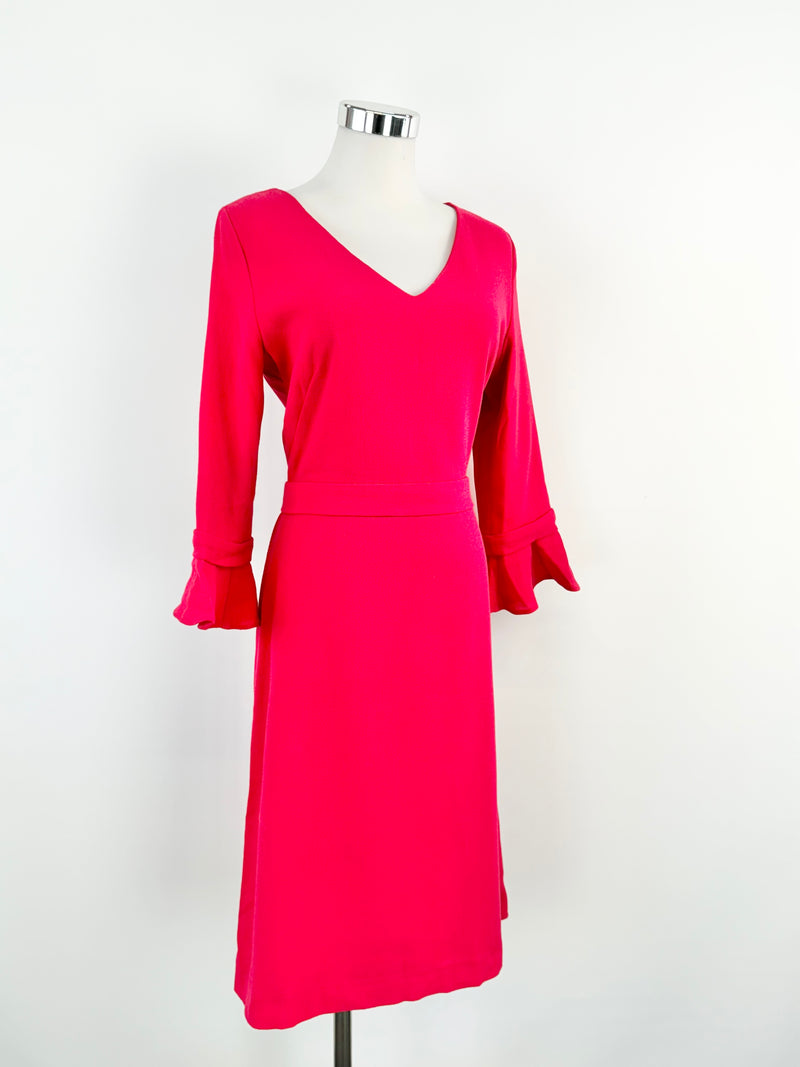 Goat 'Chiara' Raspberry Wool Dress NWT - AU12