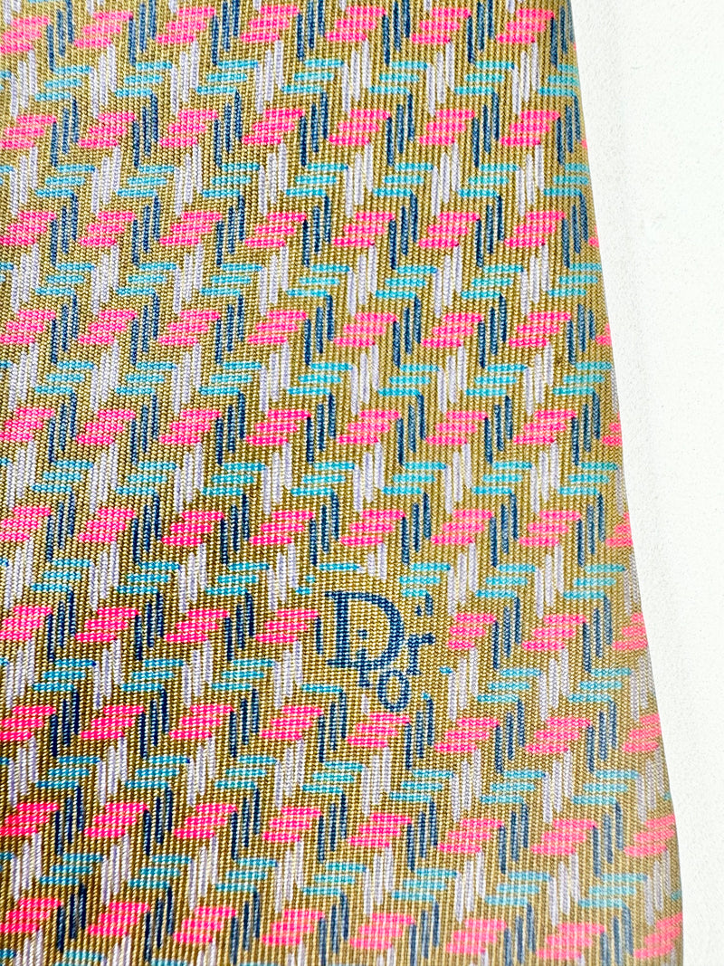 Christian Dior Monsieur Mauve Patterned Tie