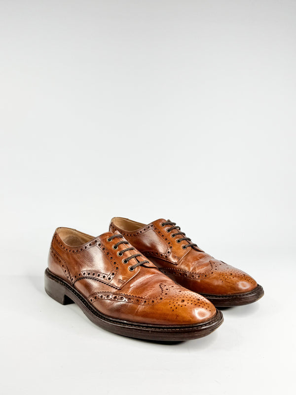 Vintage Loakes Tan Brogues - 8.5
