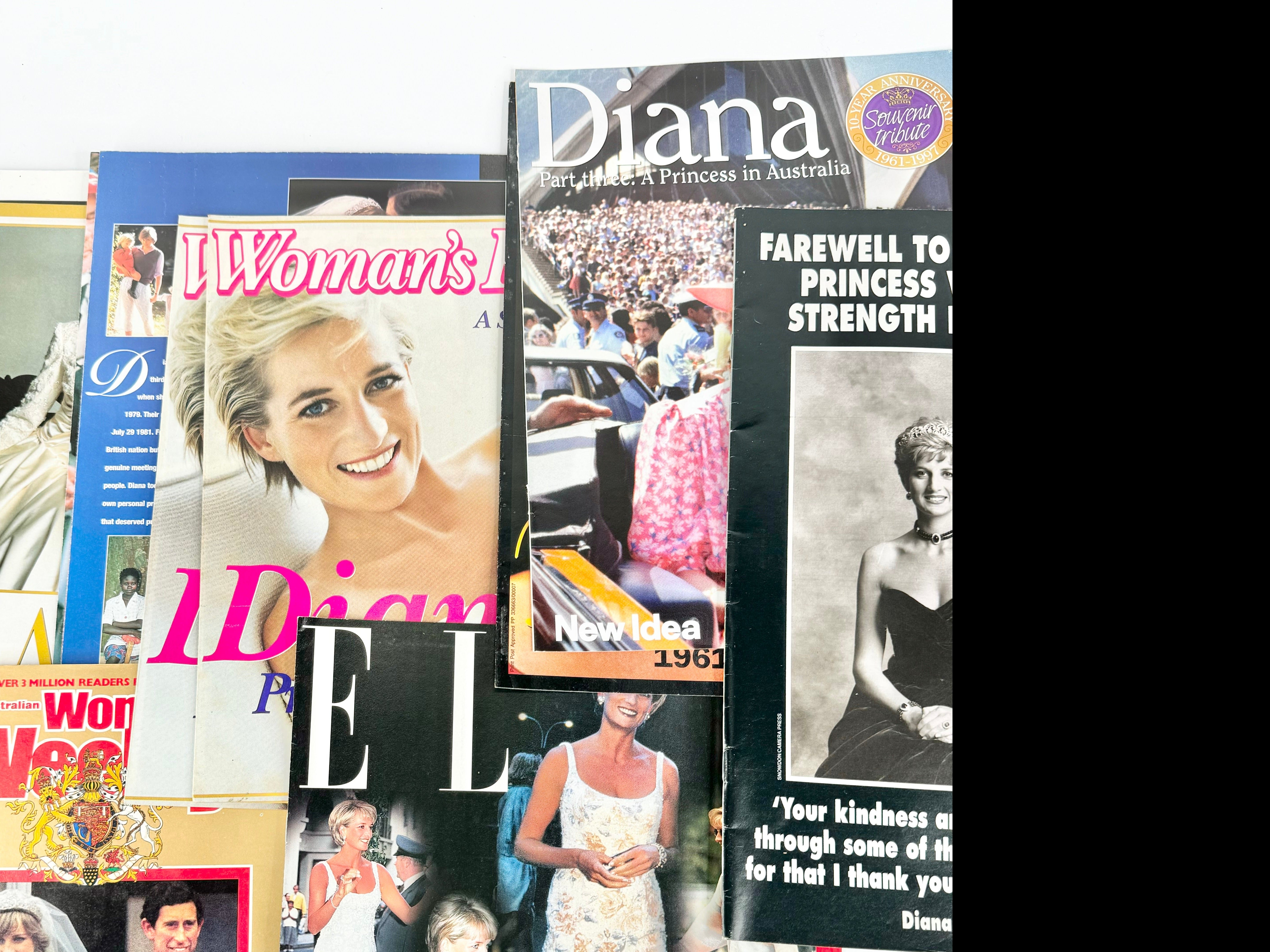 Selection of Diana Princess of Wales Magazines