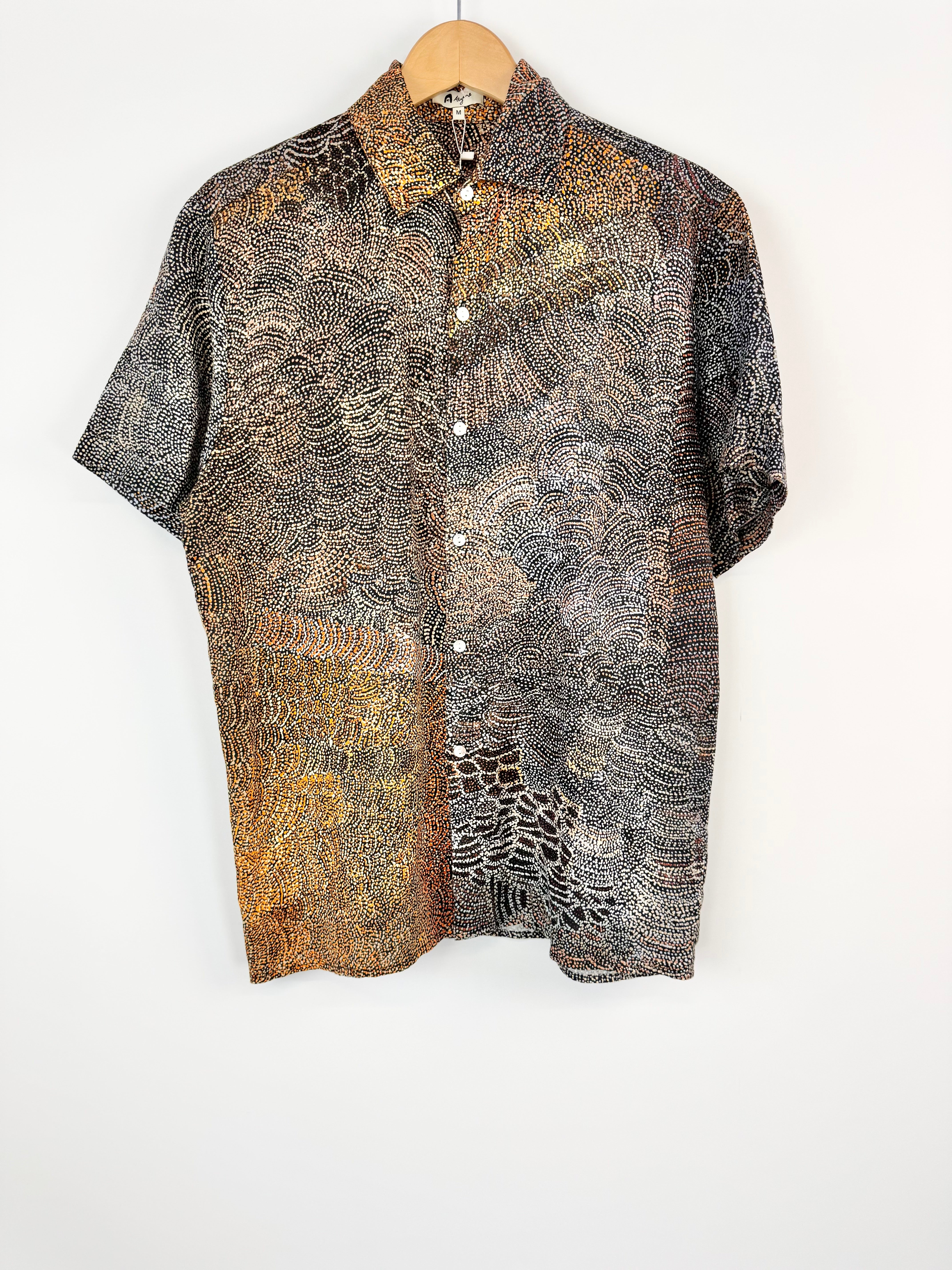 MFW Atyene ‘Arnkerrth’ by Margaret Knwarray Linen Shirt NWT - M