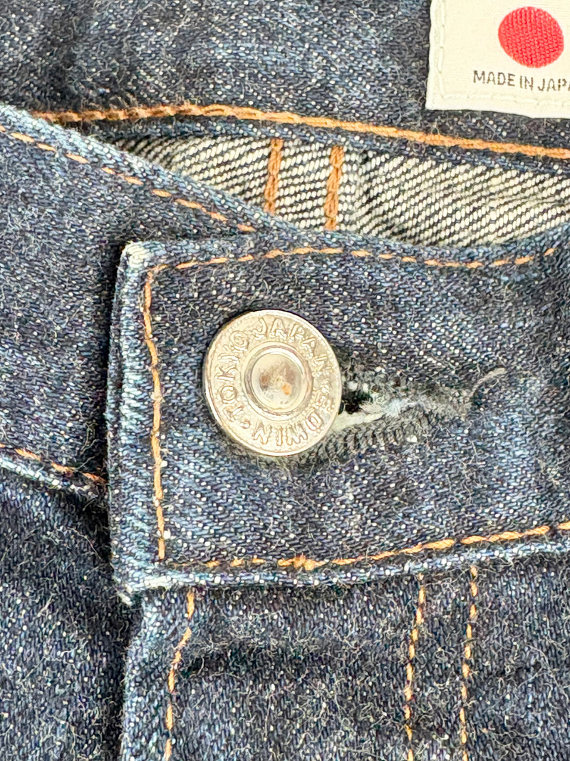 Edwin Dark Blue Denim Slim Tapered Jeans - W30