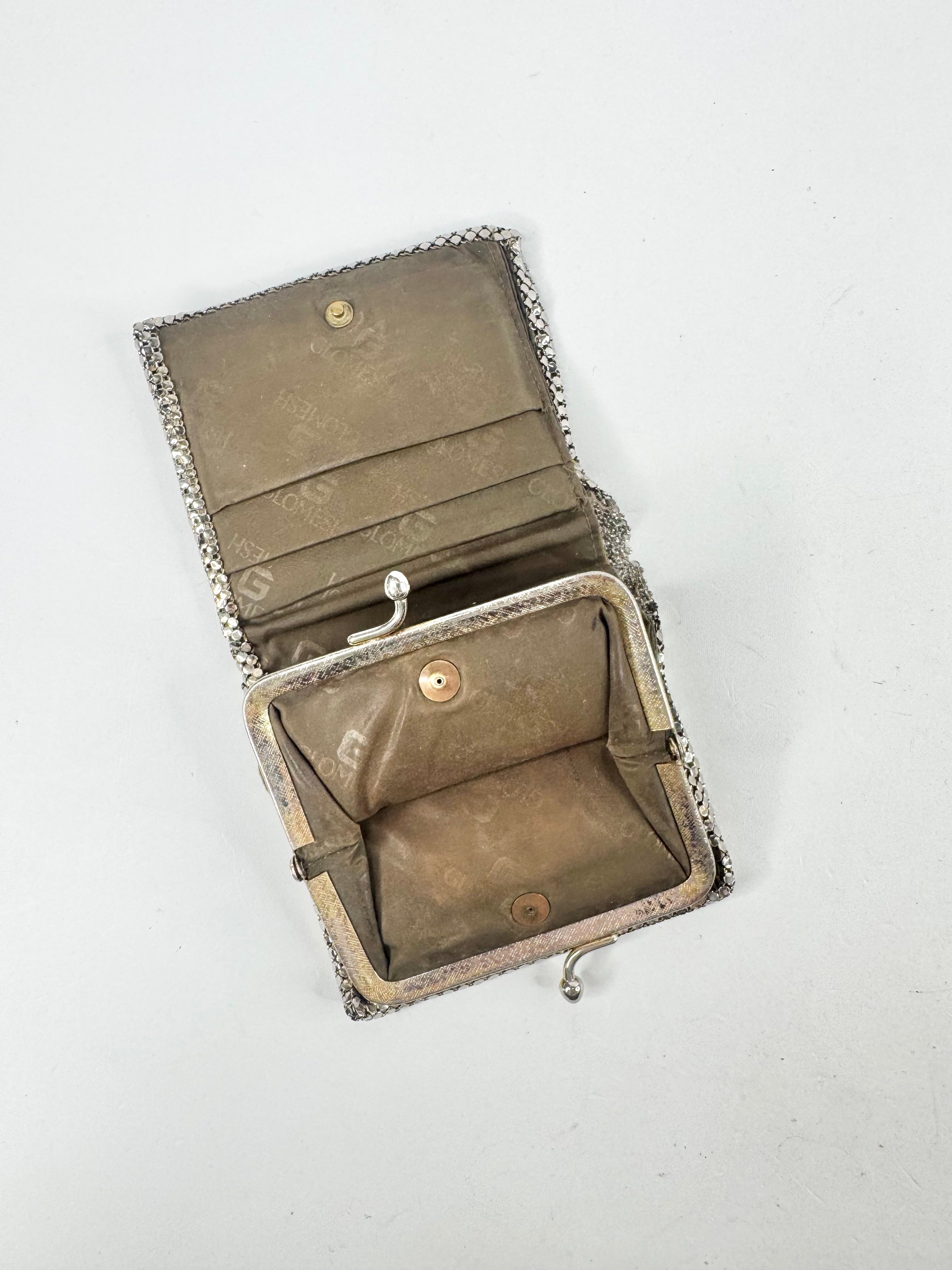 Vintage Glomesh Silver Clasped Wallet