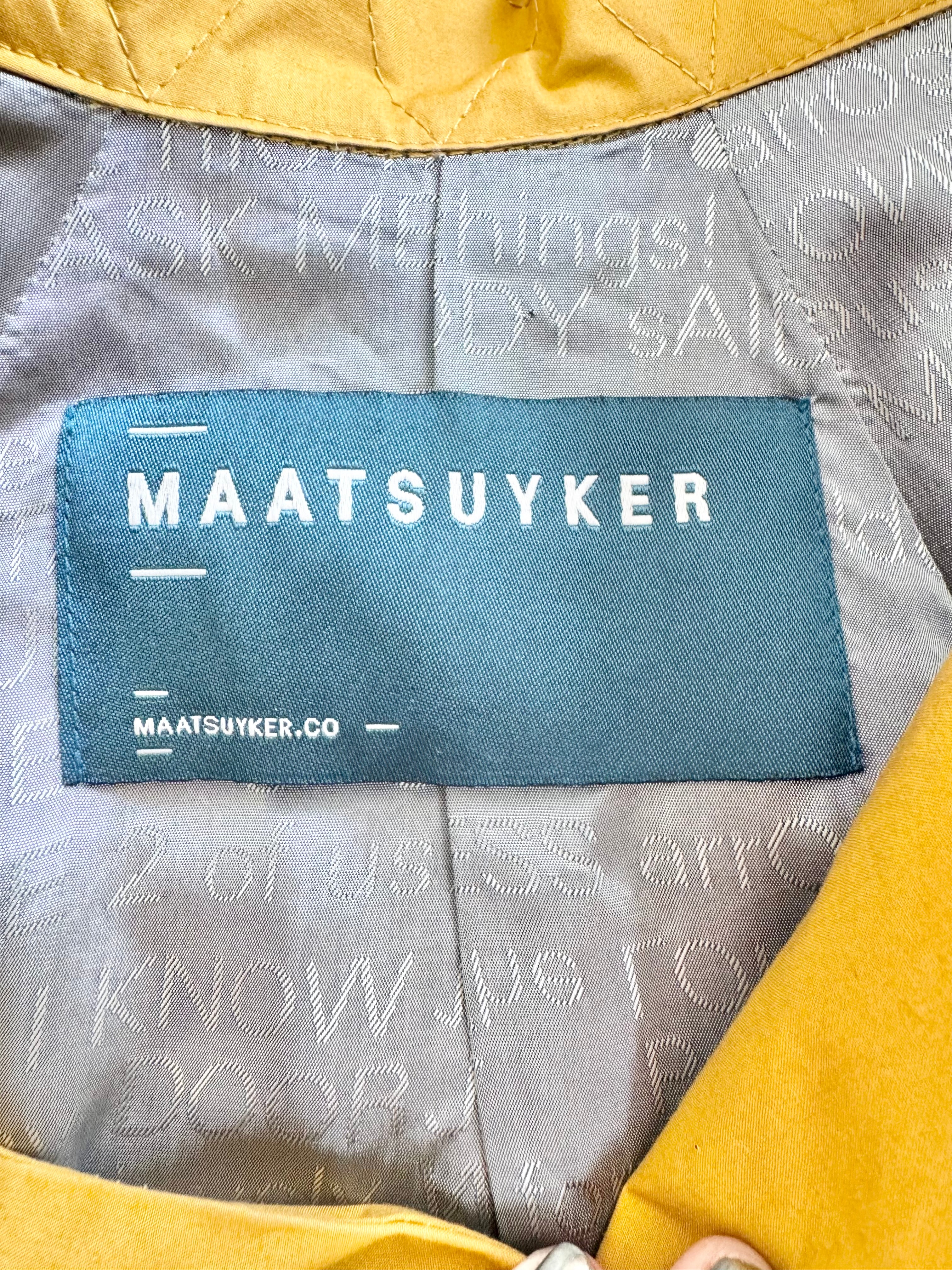 Maatsukyer Mustard Yellow Coat - M