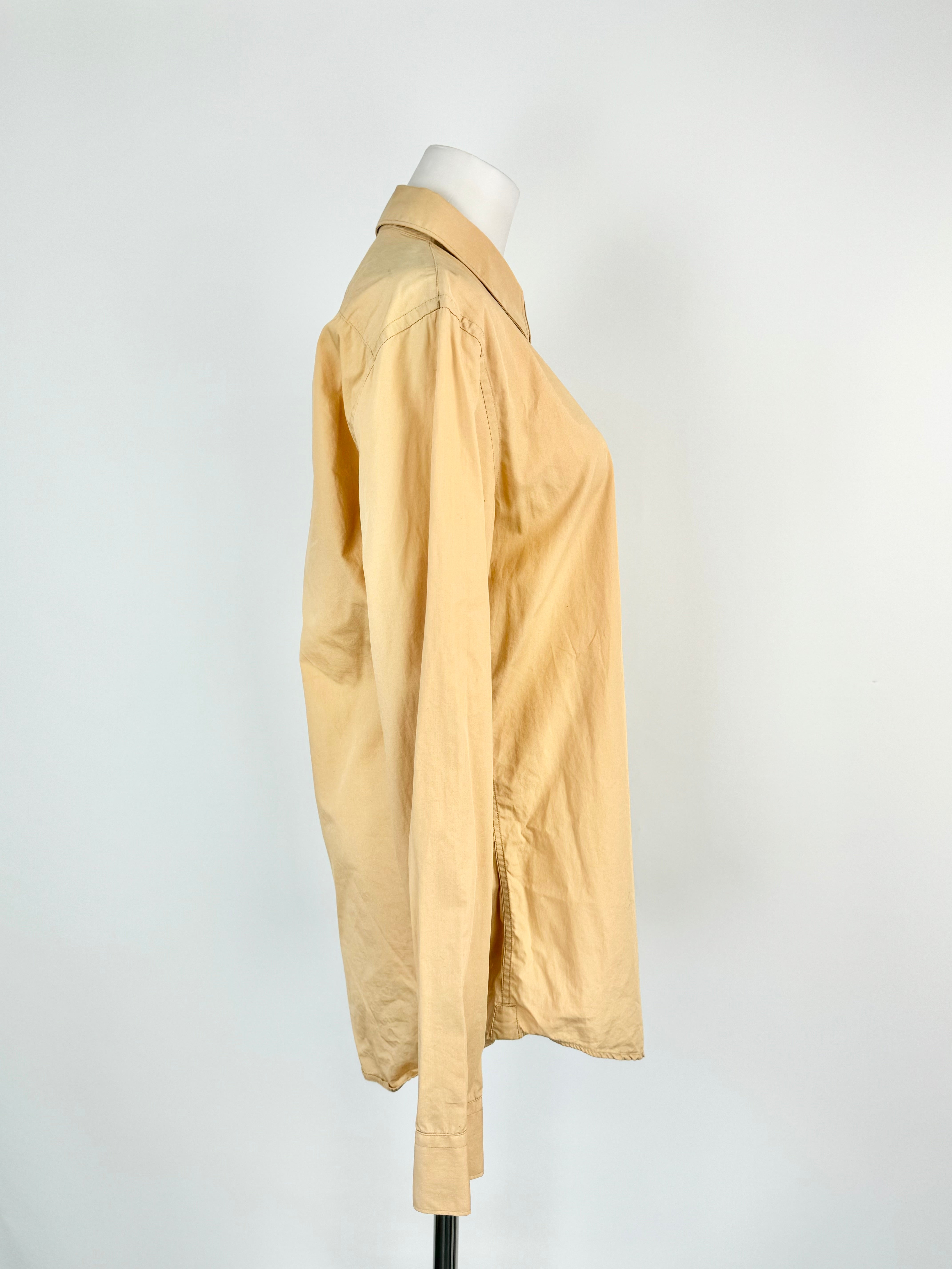Acne Orange Sorbet Cotton Shirt - 48