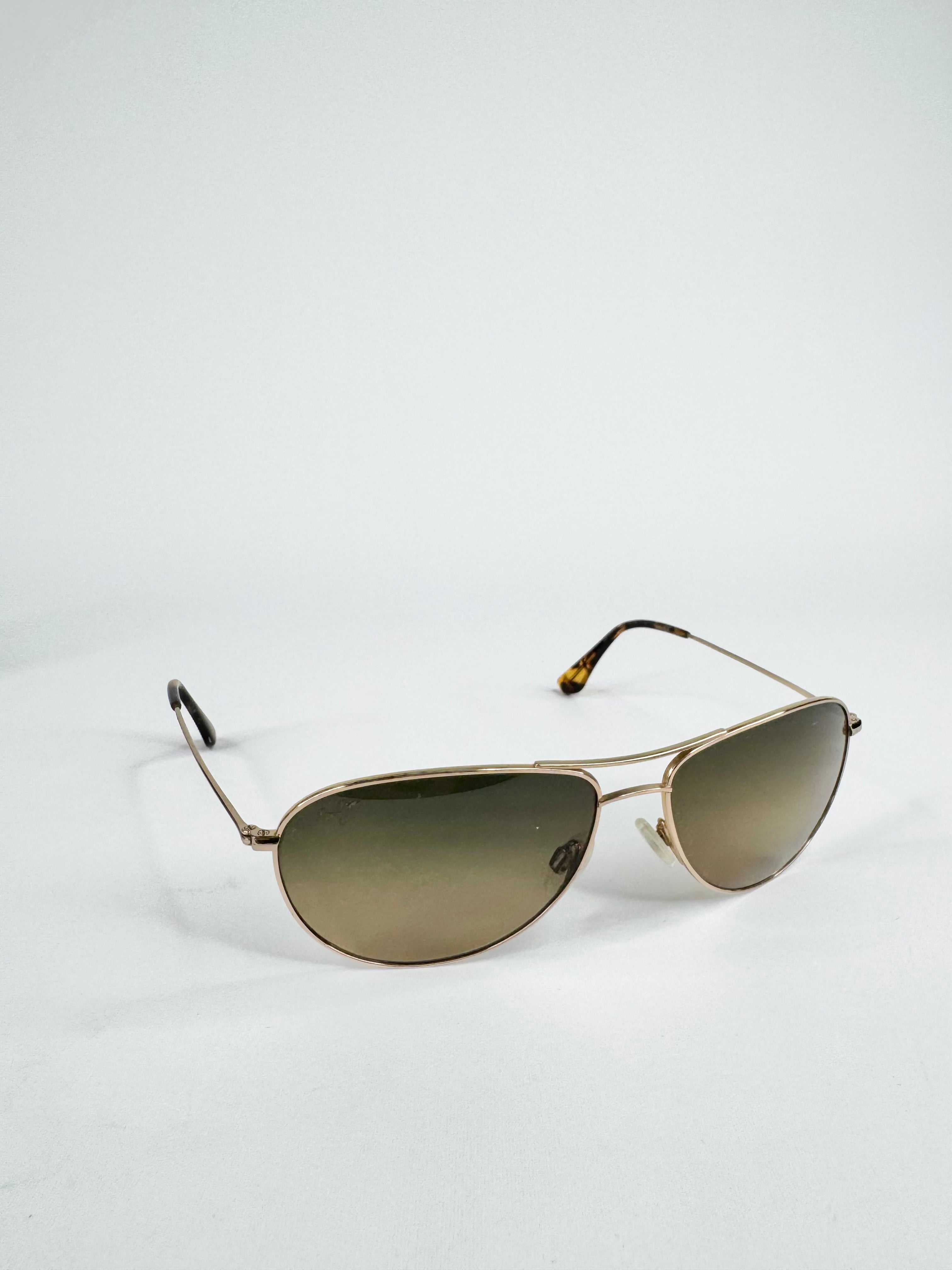 Maui Jim 'Sea House Brown Gradient Tint Aviators