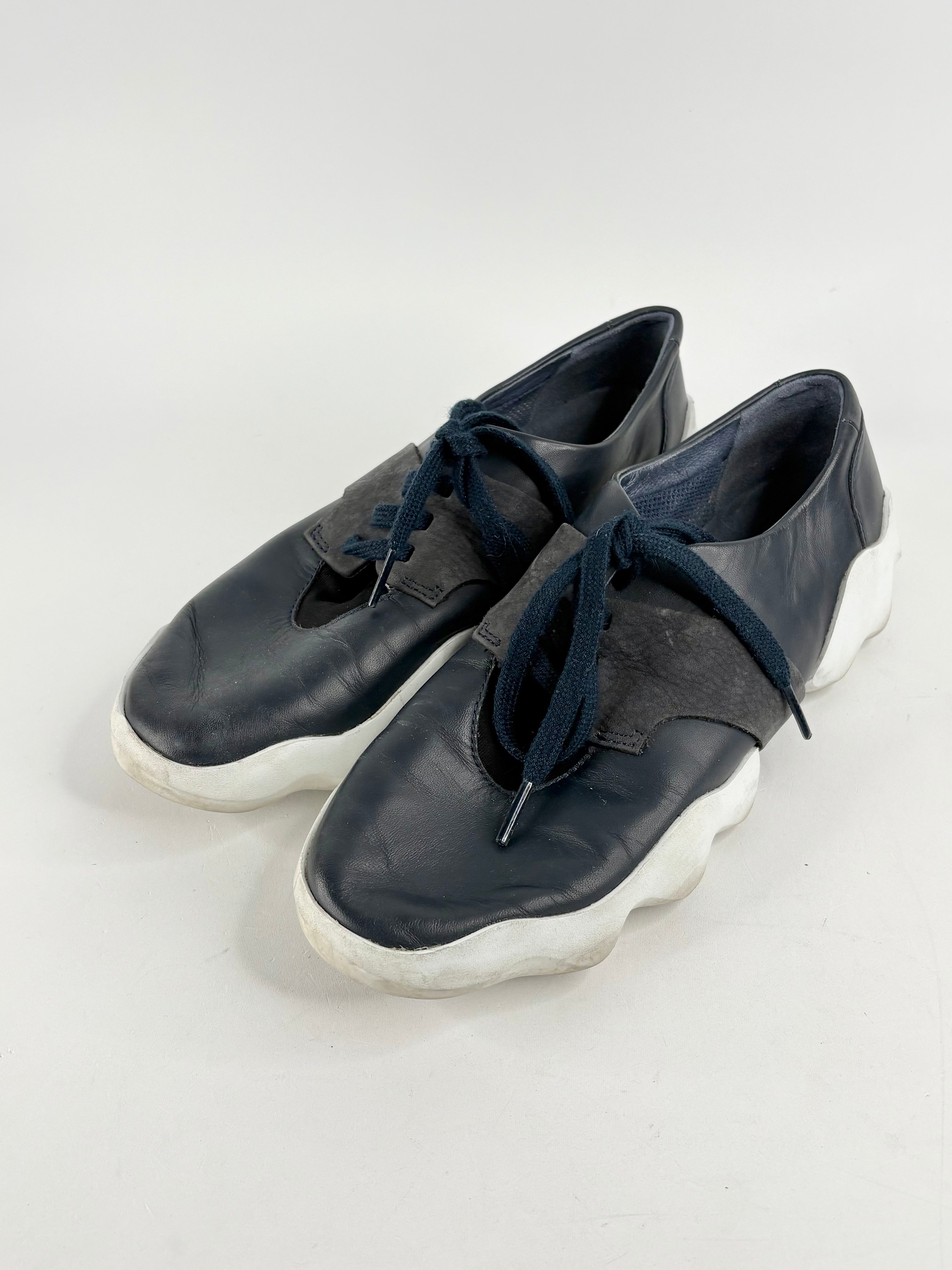 Camper Navy Blue 'Dub' Nubuck Sneakers - EU40