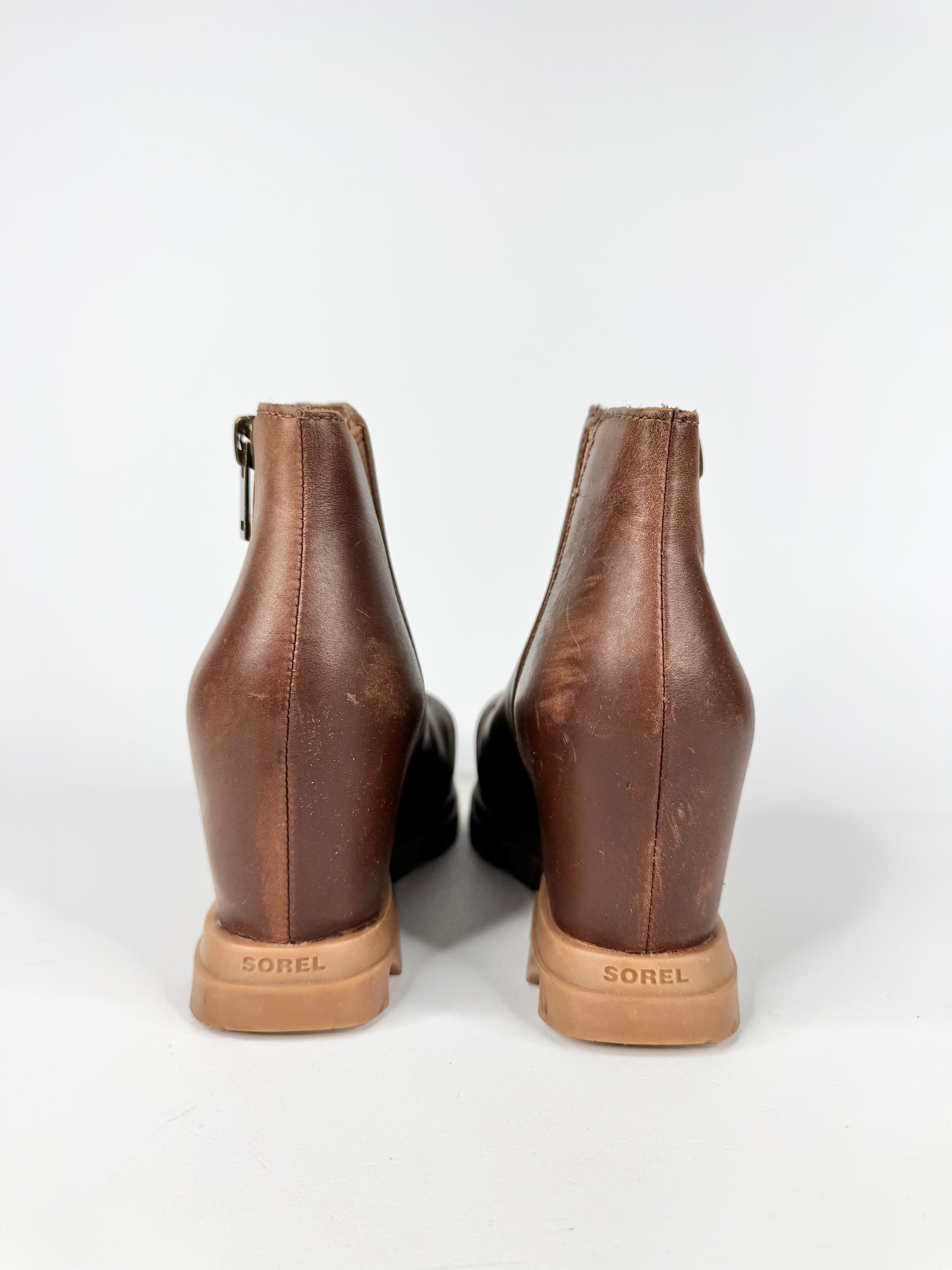 Sorel Brandy 'Joan's of Arctic' Wedge Ankle Boots - EU38