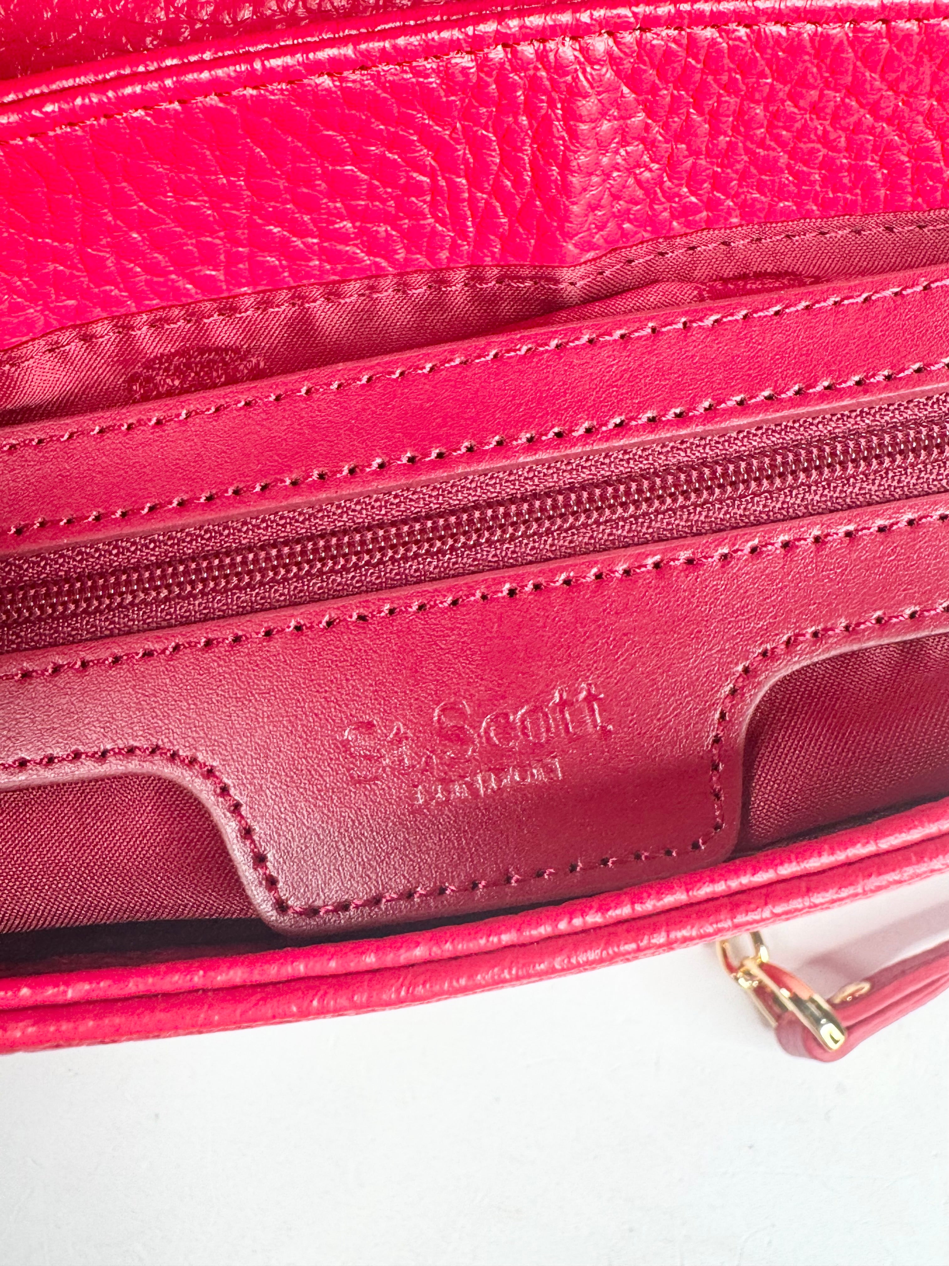 St Scott Strawberry Red Cross Body Bag