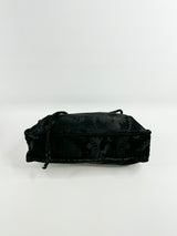 Vintage 1997 Dolce & Gabbana Black Brocade Handbag