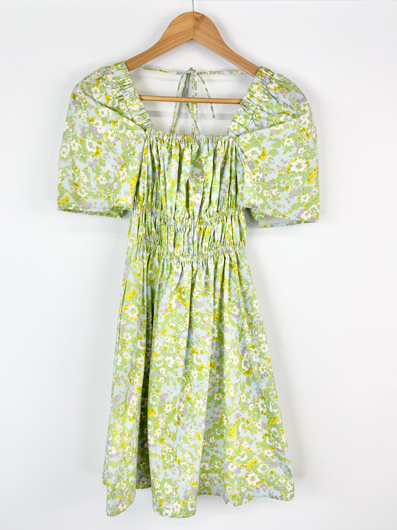 Incu Collection Blue & Green Summer Dress - AU4