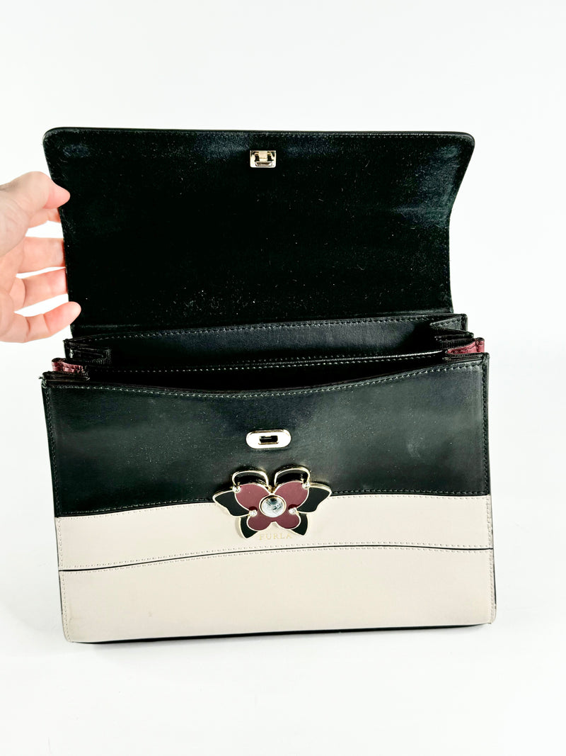 Furla Onyx & Perla 'Mughetto' Handbag