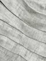 Nicola Waite Charcoal Pleat Linen Midi Skirt - AU18