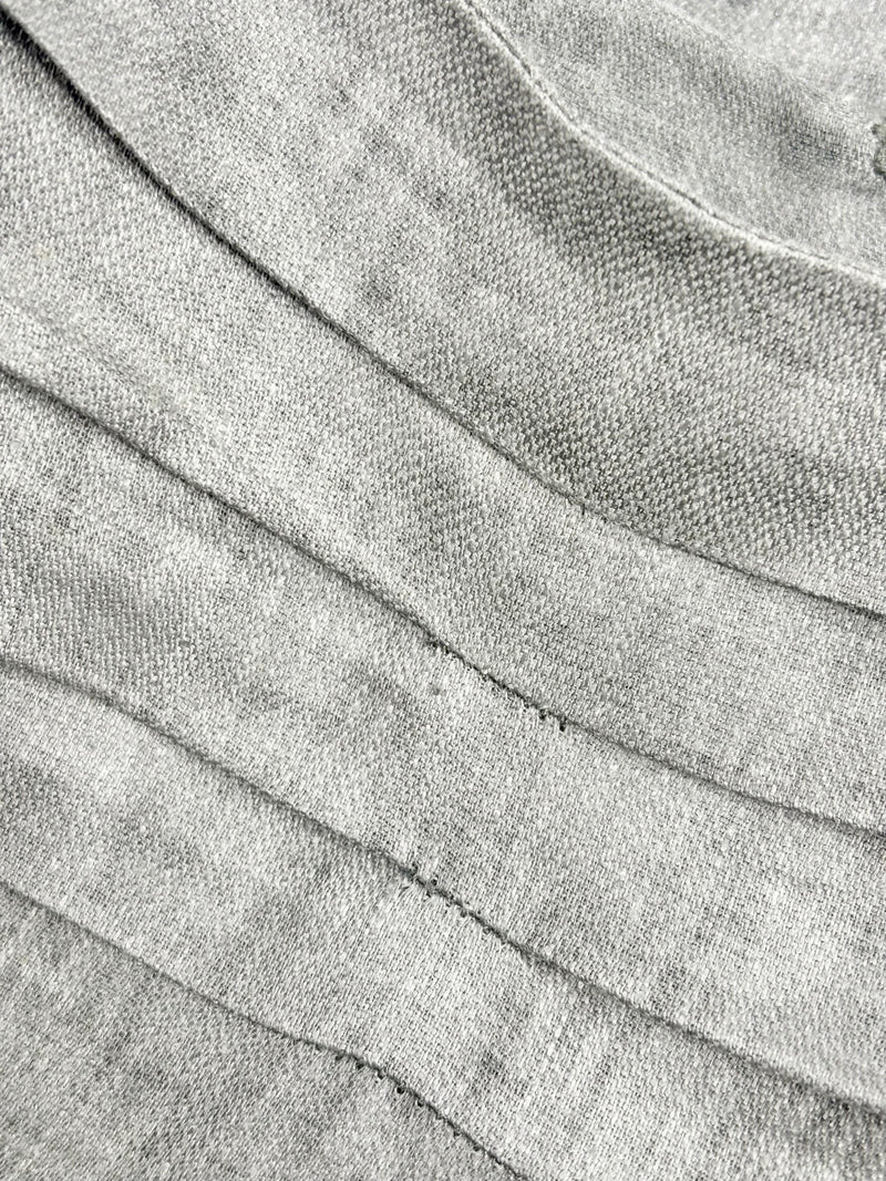 Nicola Waite Charcoal Pleat Linen Midi Skirt - AU18