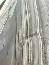 Braun Büffel Black Leather Messenger Bag