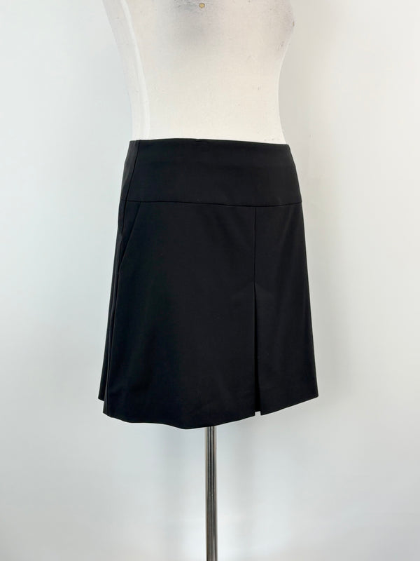 Coach Black Wool-Blend Midi Skirt - AU12