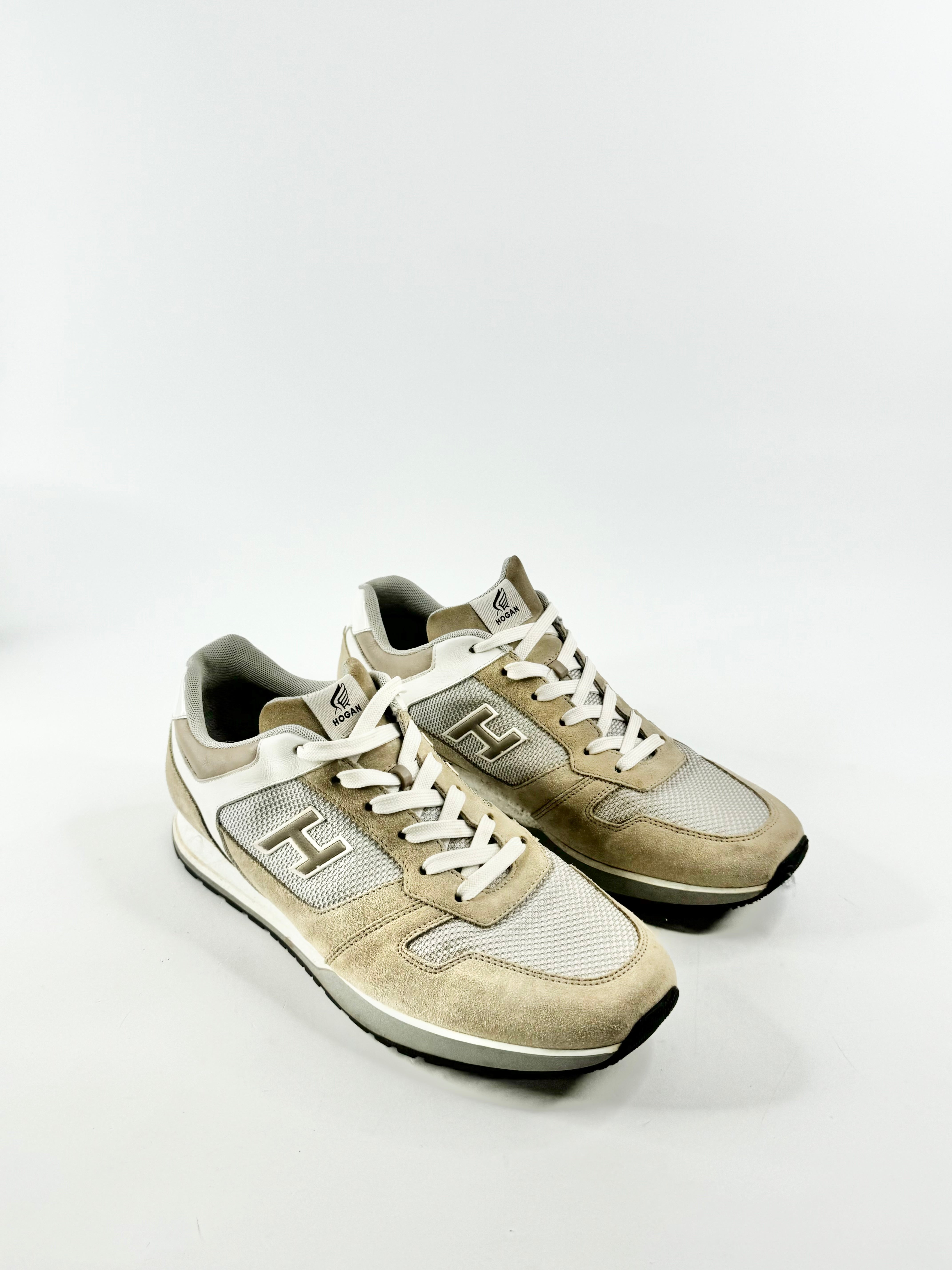 Hogan Sandy Suede & Mesh Sneakers - US10.5