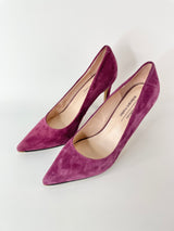 Filippo Raphael x Edward Meller Sangria Suede Pumps - EU37.5