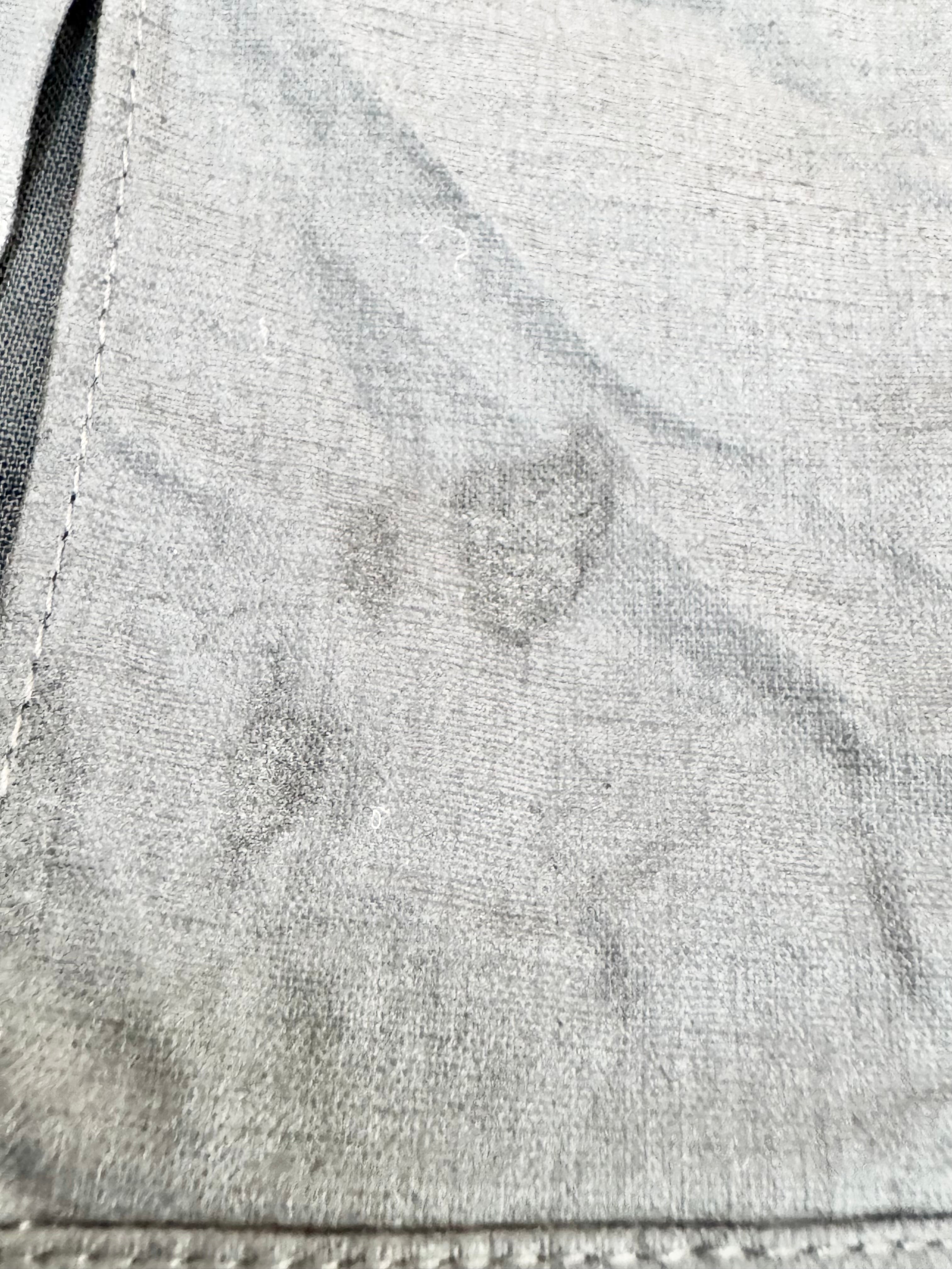 Nom*D Slate Grey Avant-Garde Linen Blend Cut Out Shirt - AU10/12
