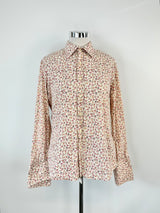 Paul Smith Rose Pattern Peach Shirt - 18/45