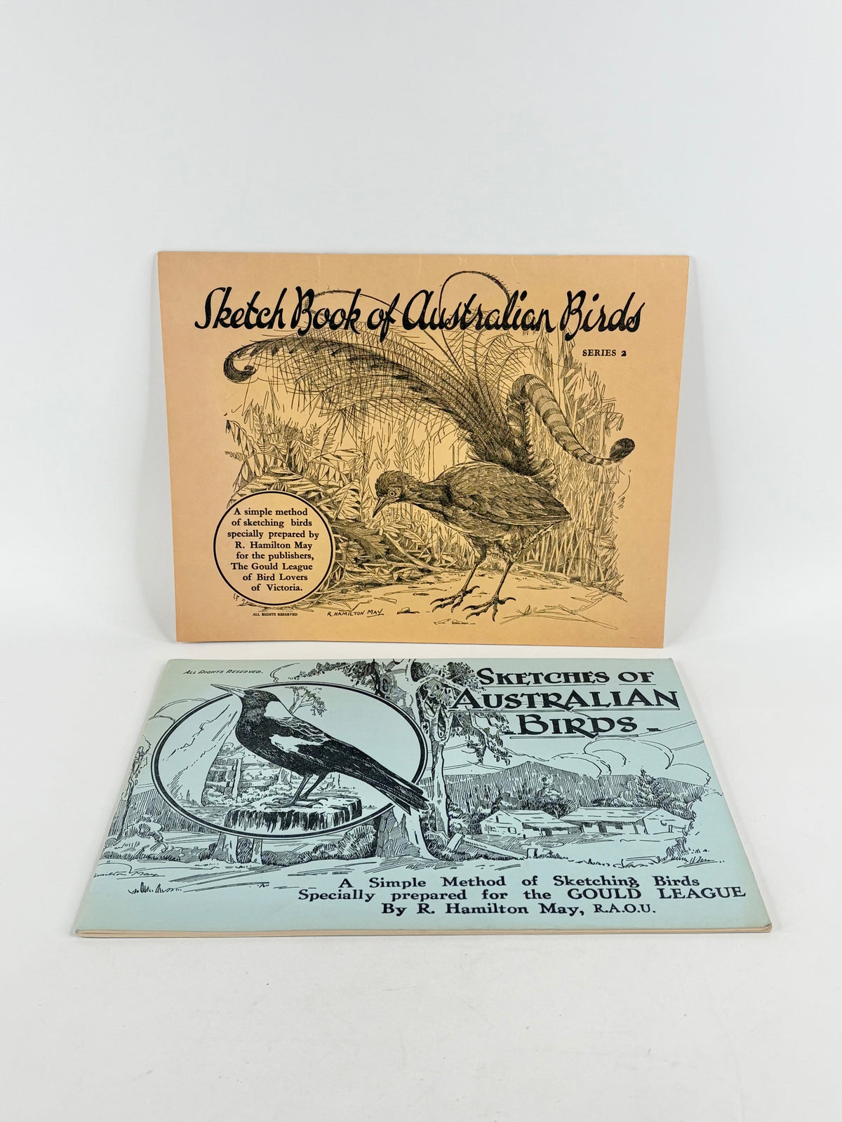 Vintage Australian Birds Sketch Books