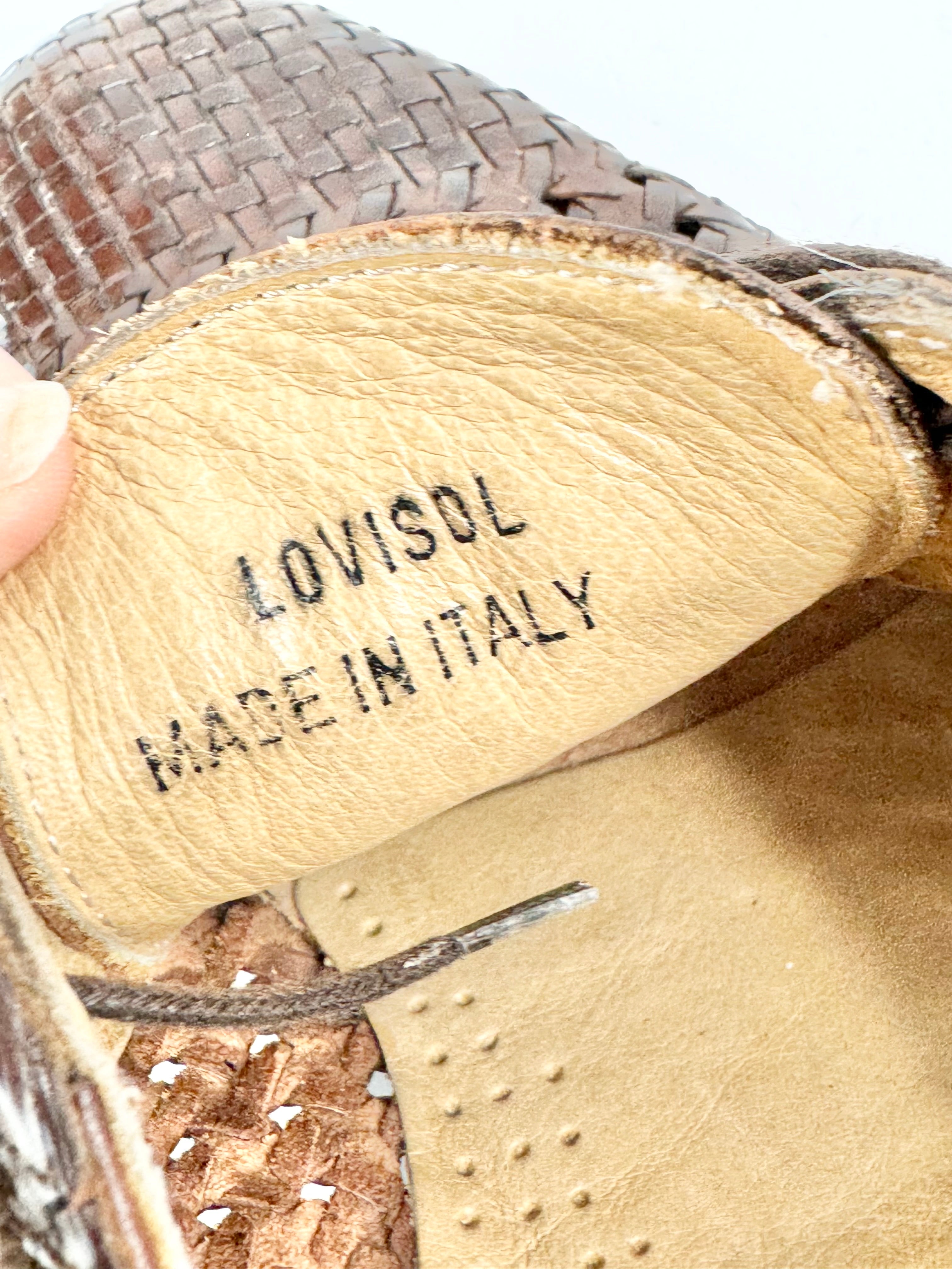 Bally Brown Woven Lace ups - EU41