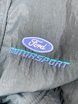Vintage Ford Motorsport Navy Blue Nylon Spray Jacket - XL
